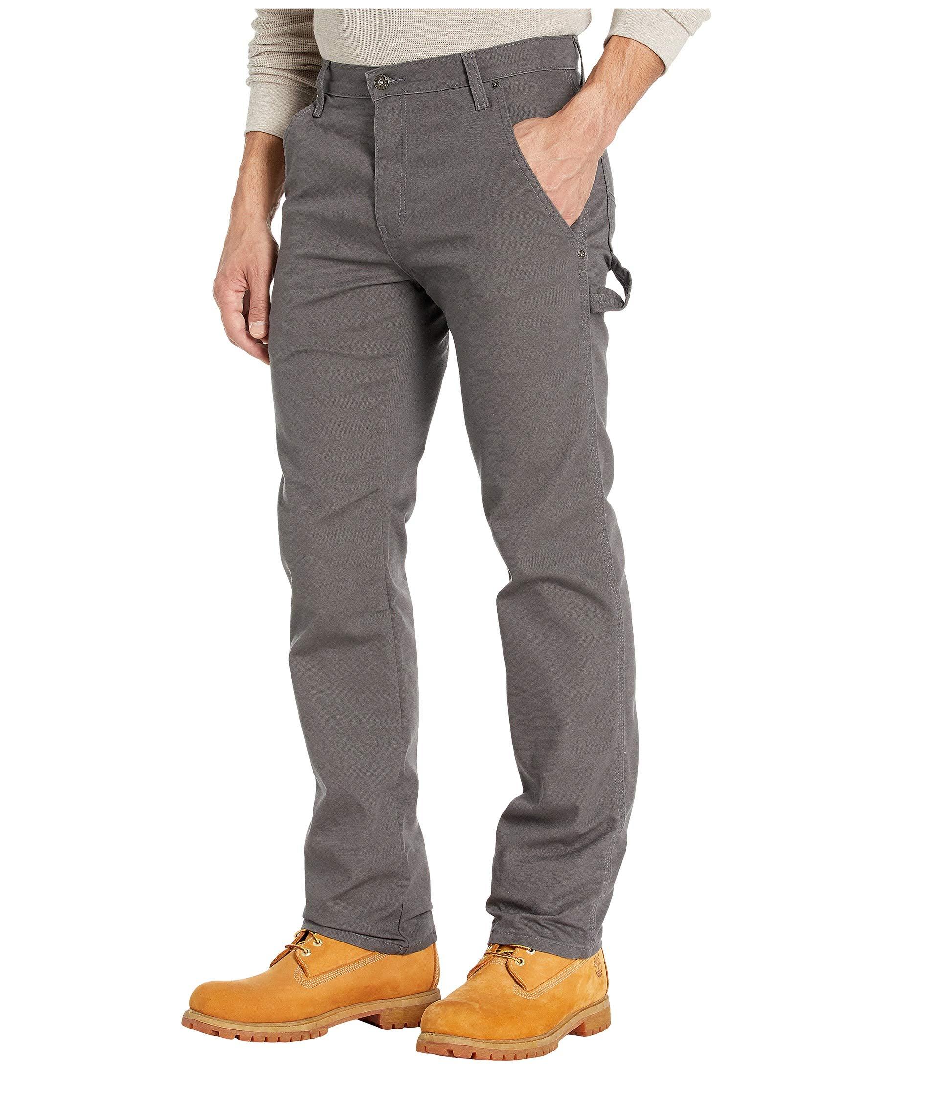Dickies Cotton Stretch Duck Carpenter Pants in Gray for Men - Lyst