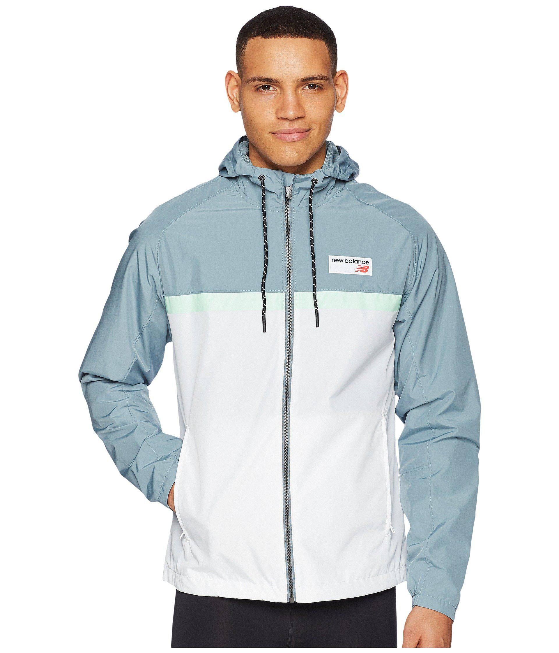 New Balance Synthetic Nb Athletics 78 Jacket in Slate (Blue) for Men - Lyst