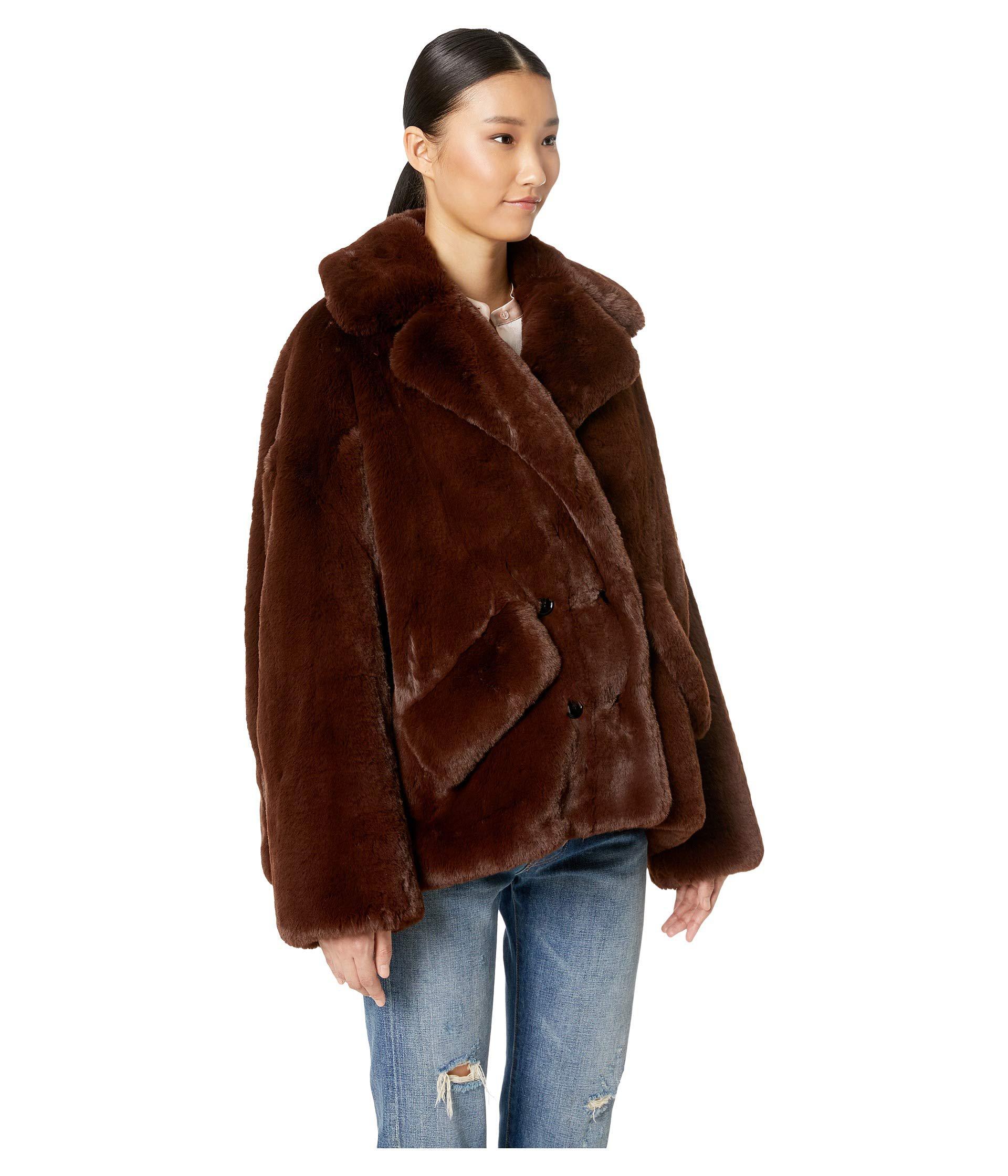 the kooples faux fur jacket