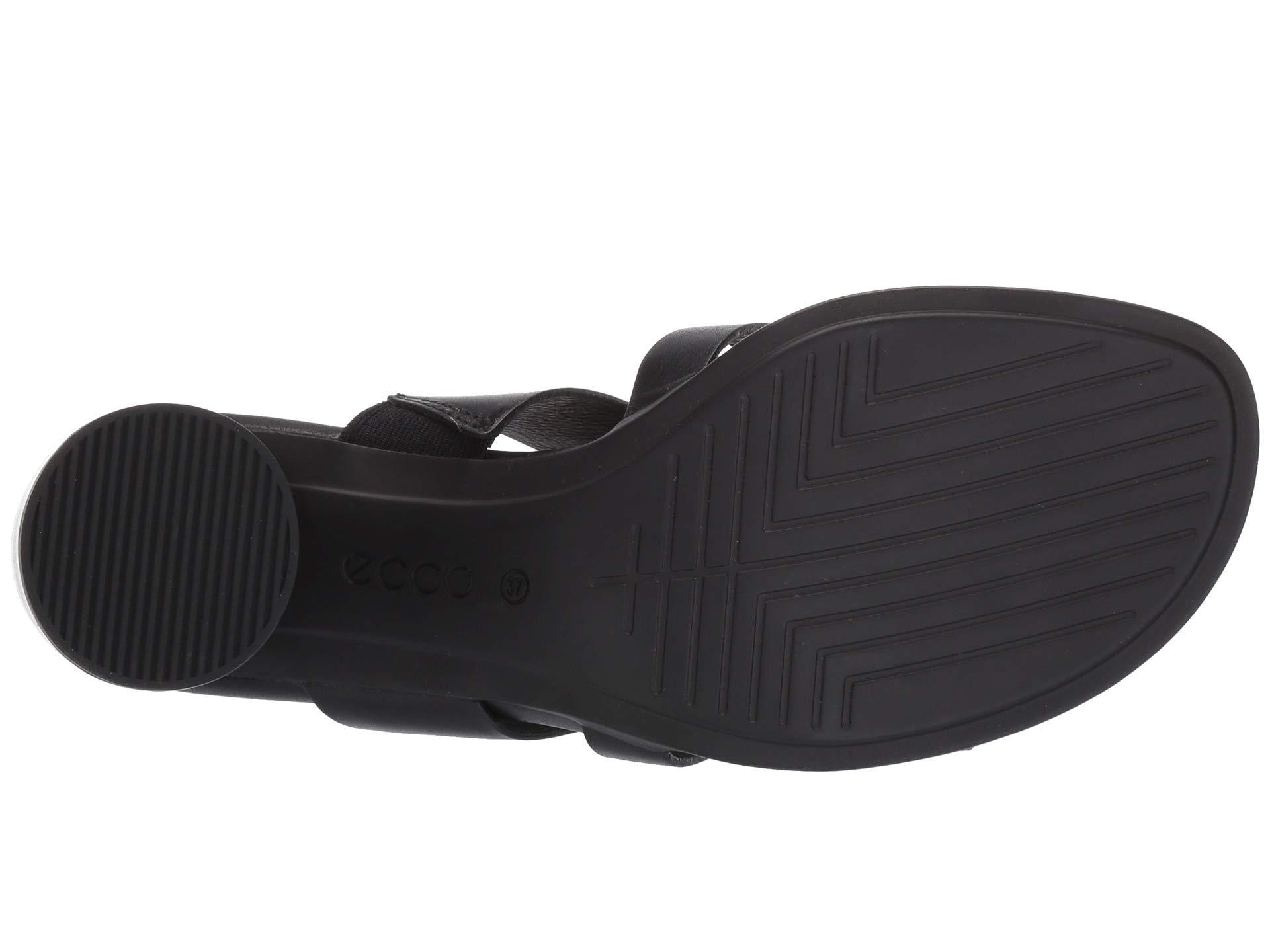 Ecco Leather Shape 65 Block Sandal in Black Leather (Black) - Save 70% -  Lyst
