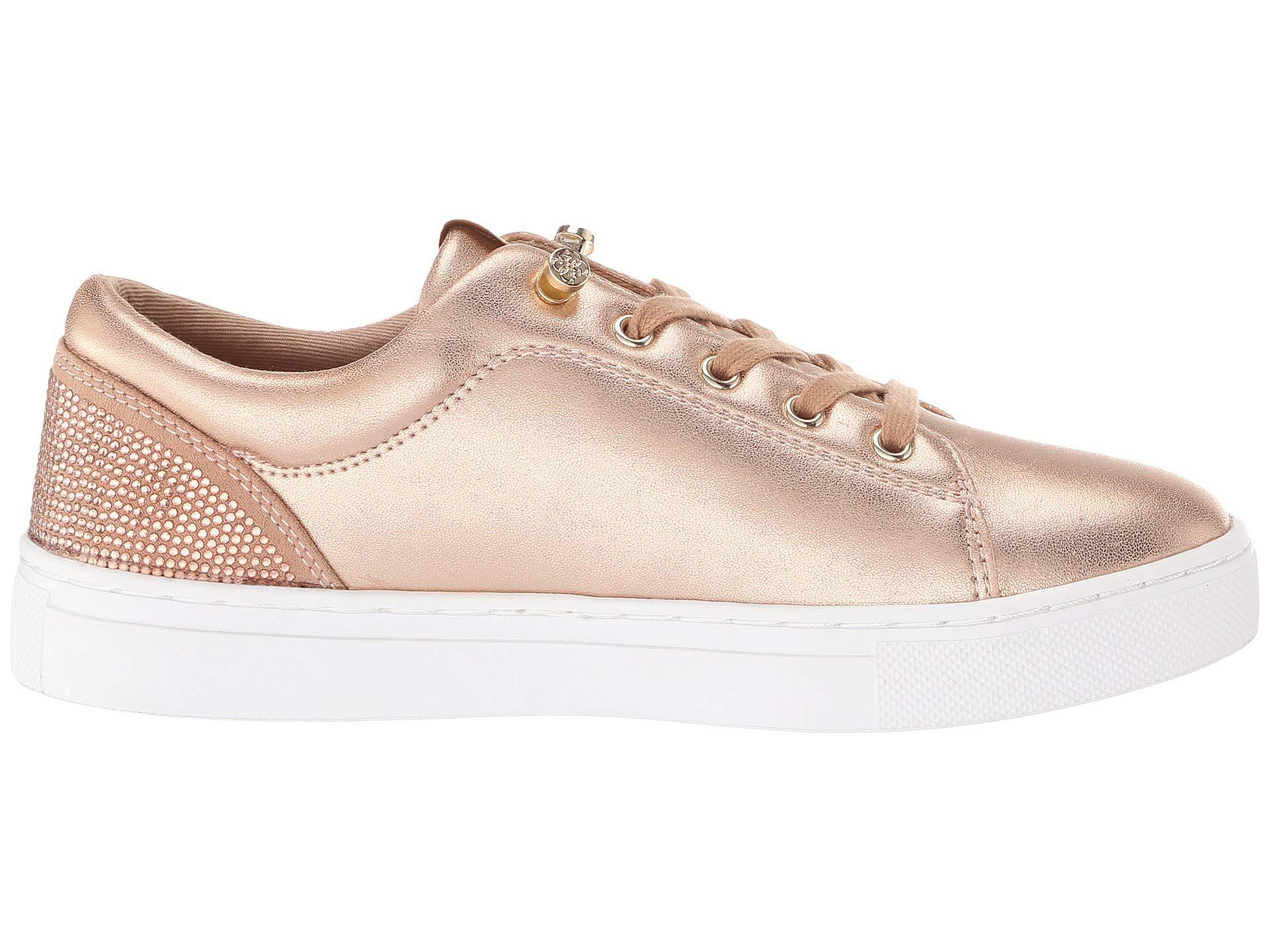rose gold guess sneakers