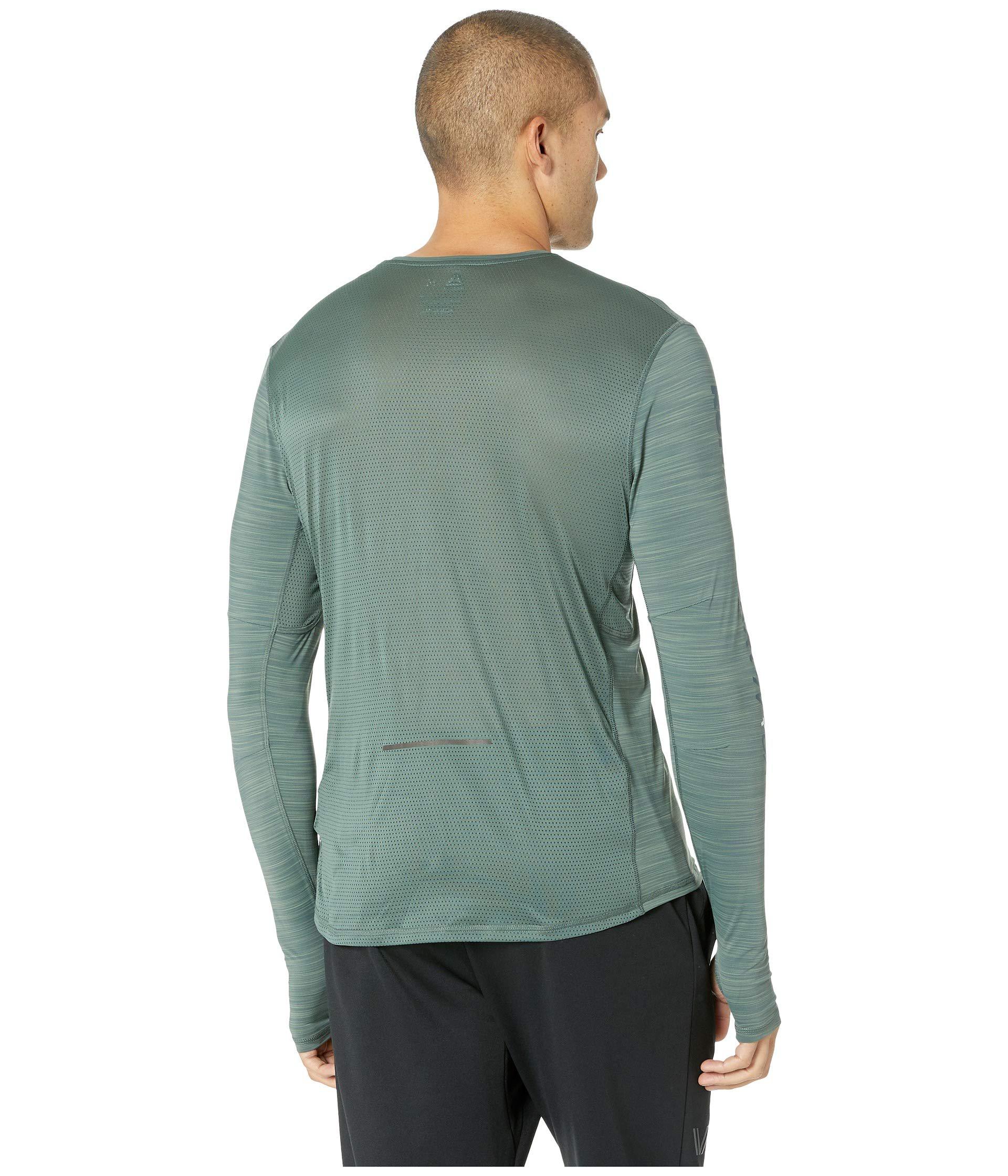 reebok long sleeve running shirt