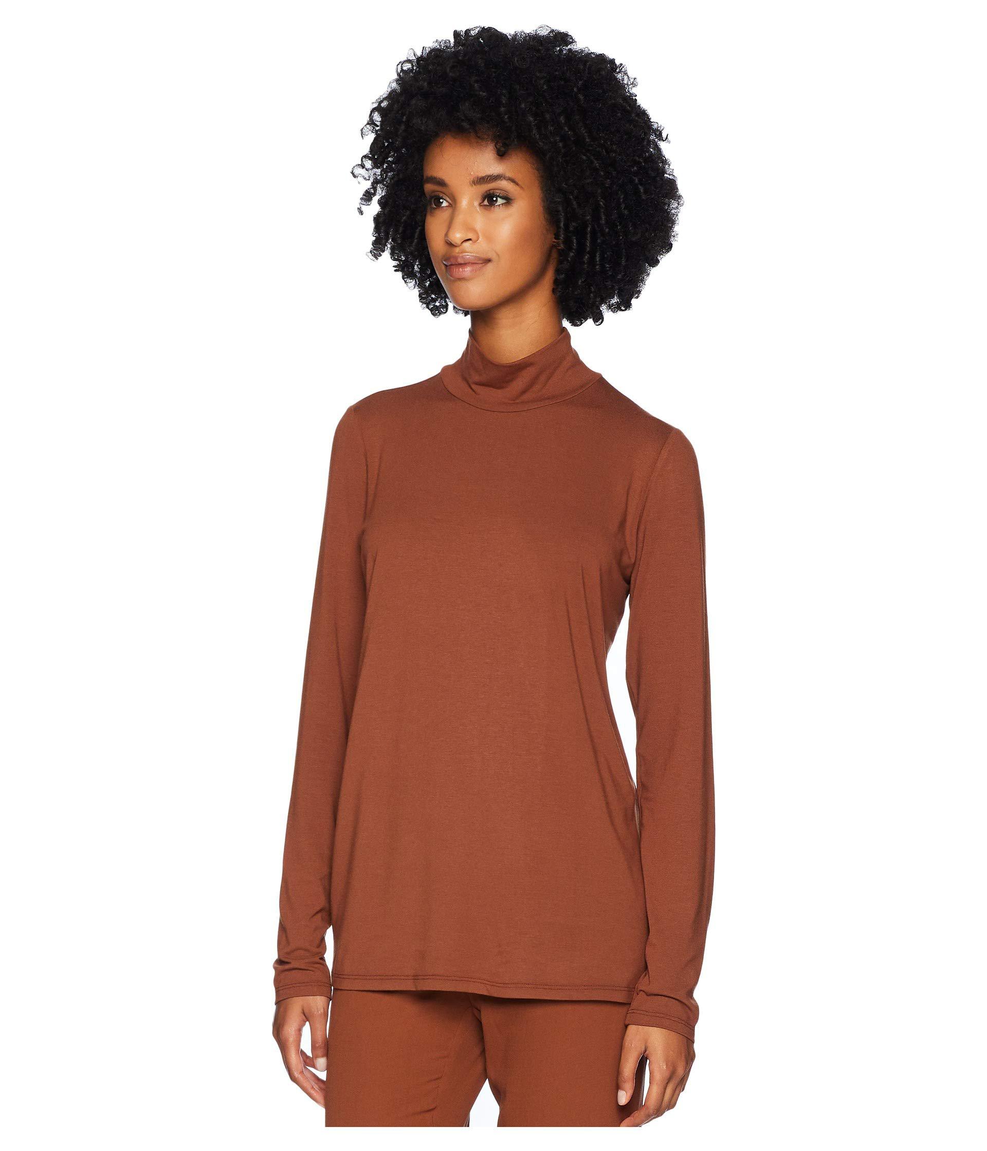 eileen fisher viscose jersey top