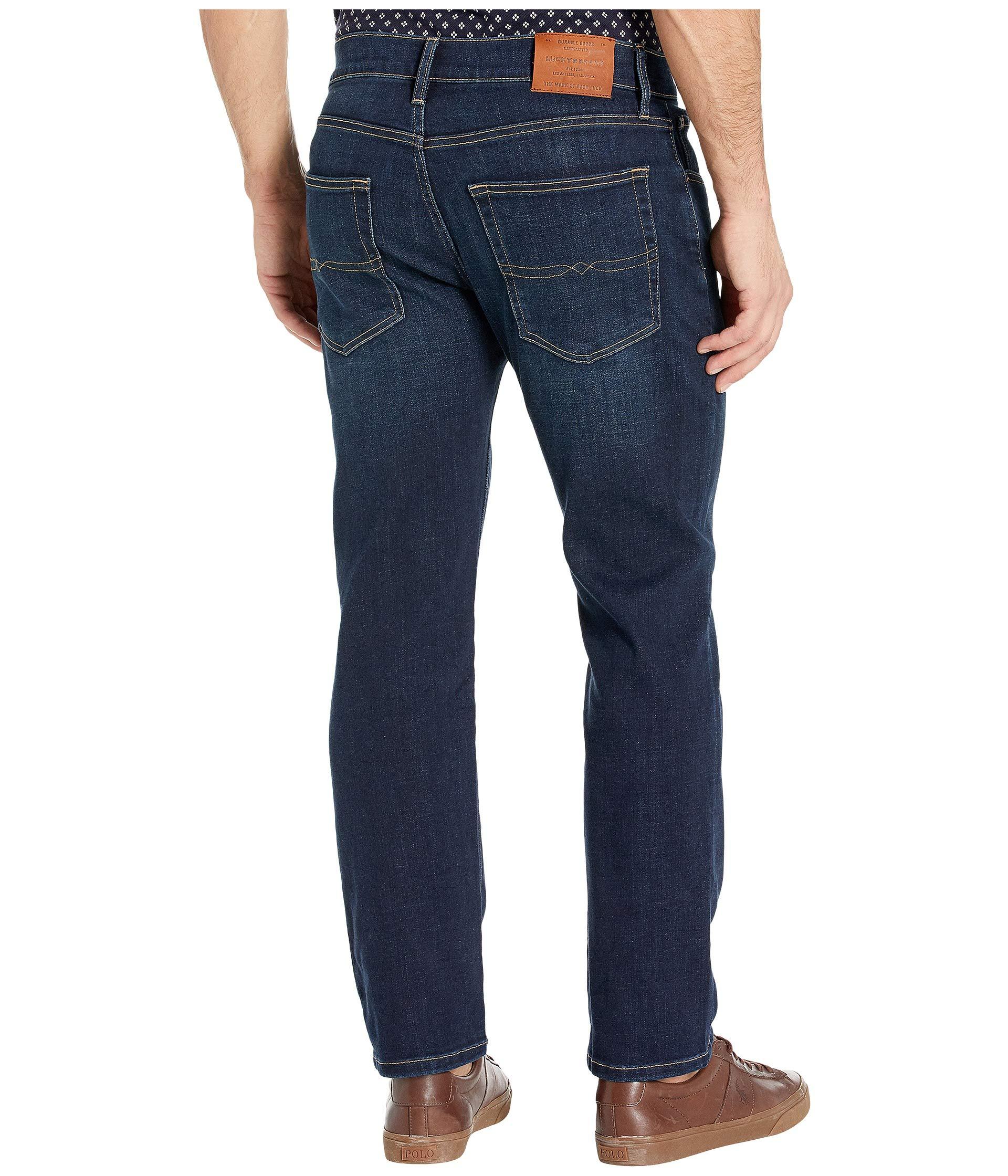 Lucky Brand Denim 223 Straight Jeans In Falcon in Tan (Blue) for Men - Lyst