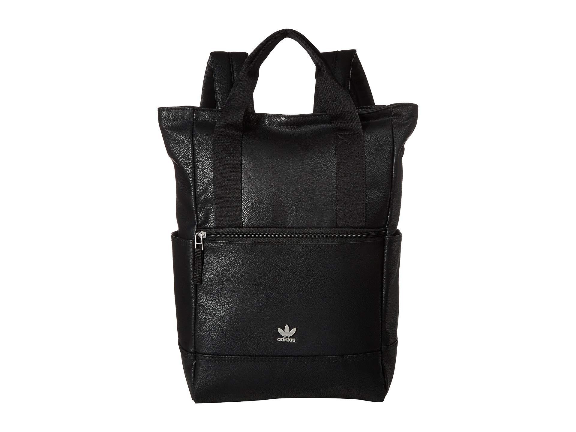 adidas Originals Originals Tote Iii Premium Backpack in Black | Lyst