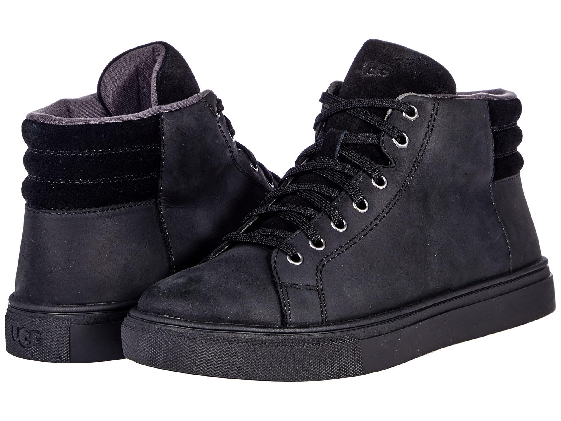 UGG Leather Baysider High Weather in Black for Men - Lyst