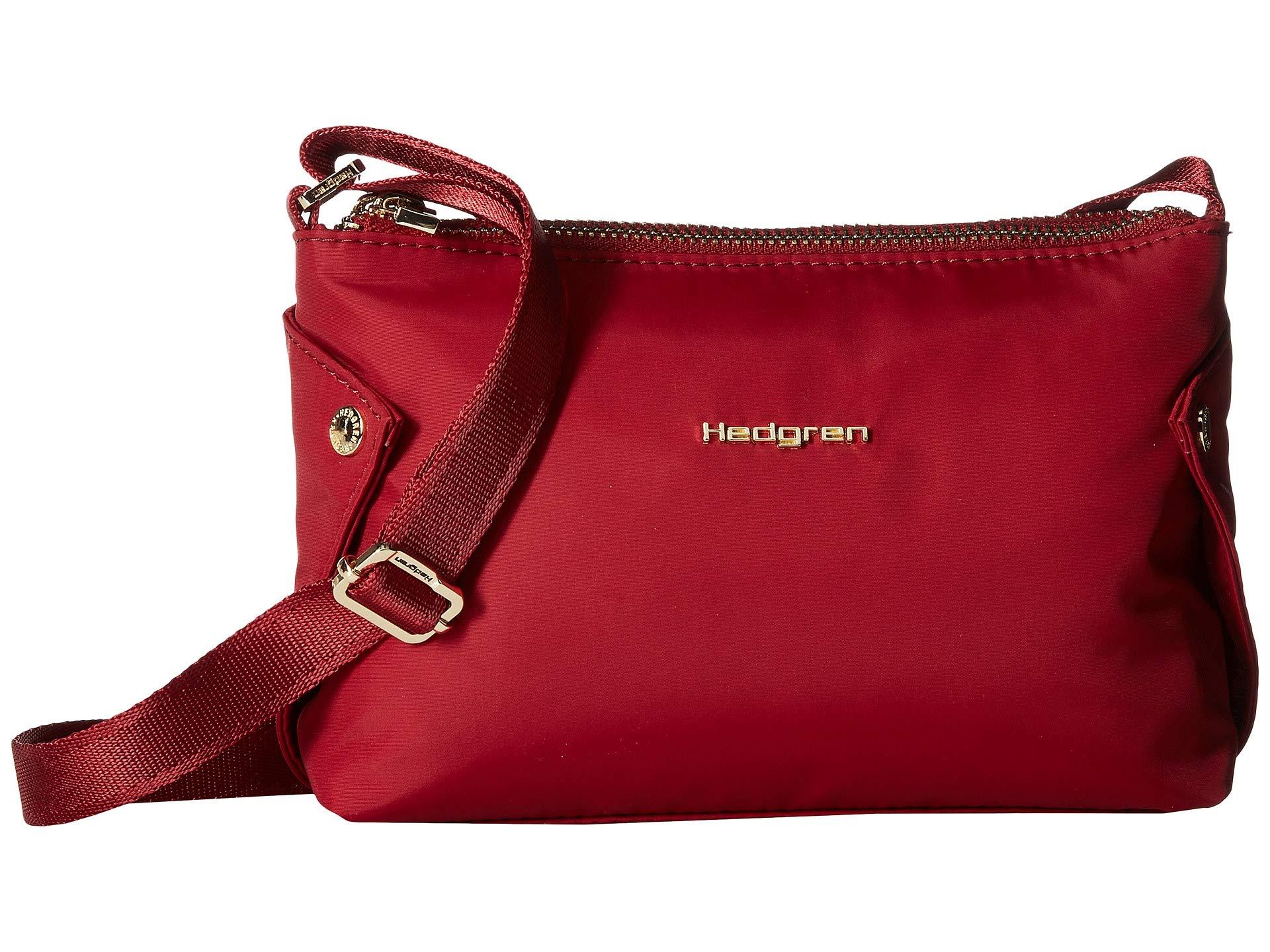 Hedgren Leather Prisma Triangular Small Crossbody In Pink Lyst