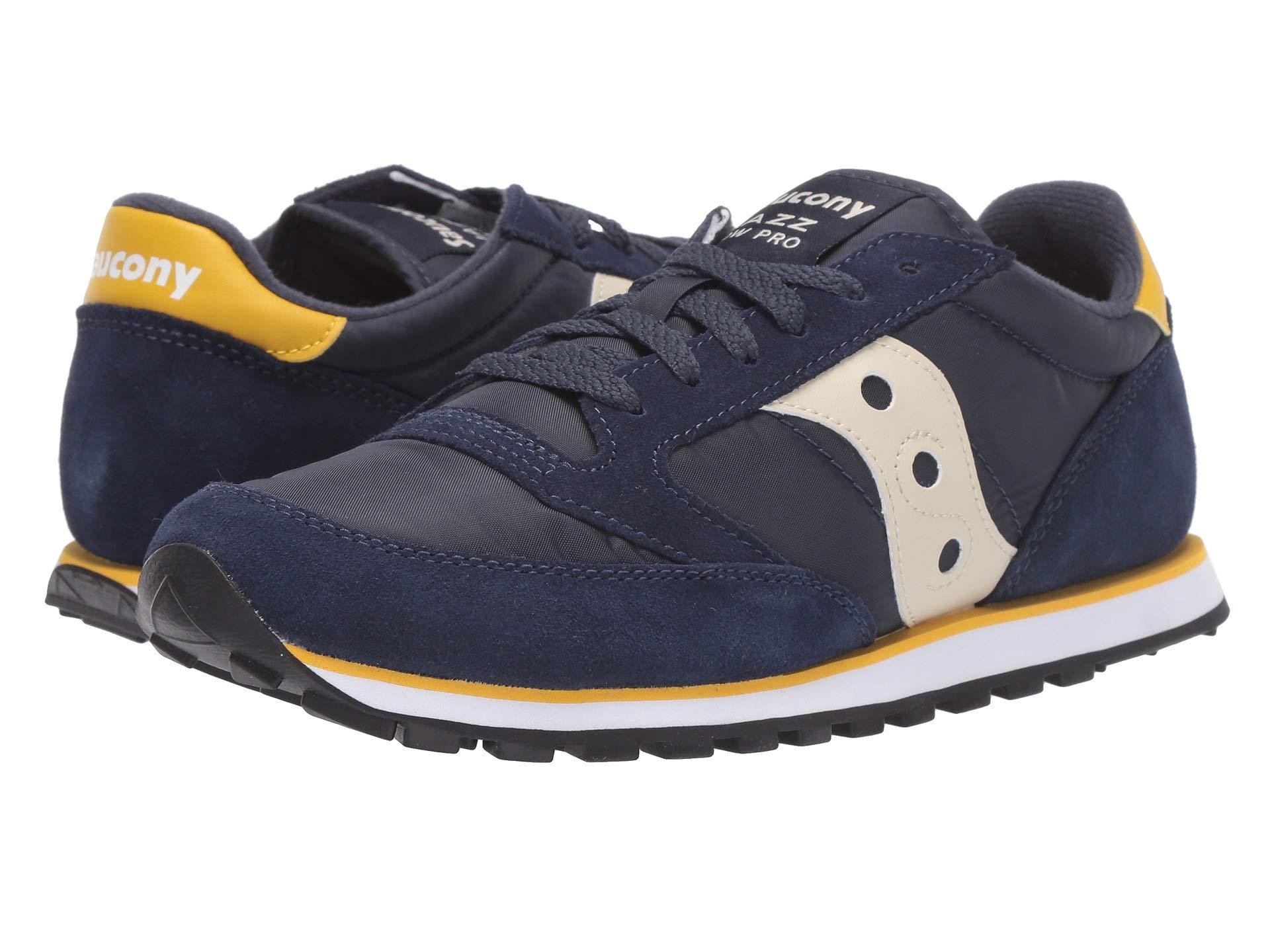 Saucony Synthetic Jazz Low Pro in Navy | Yellow (Blue) for Men - Save ...