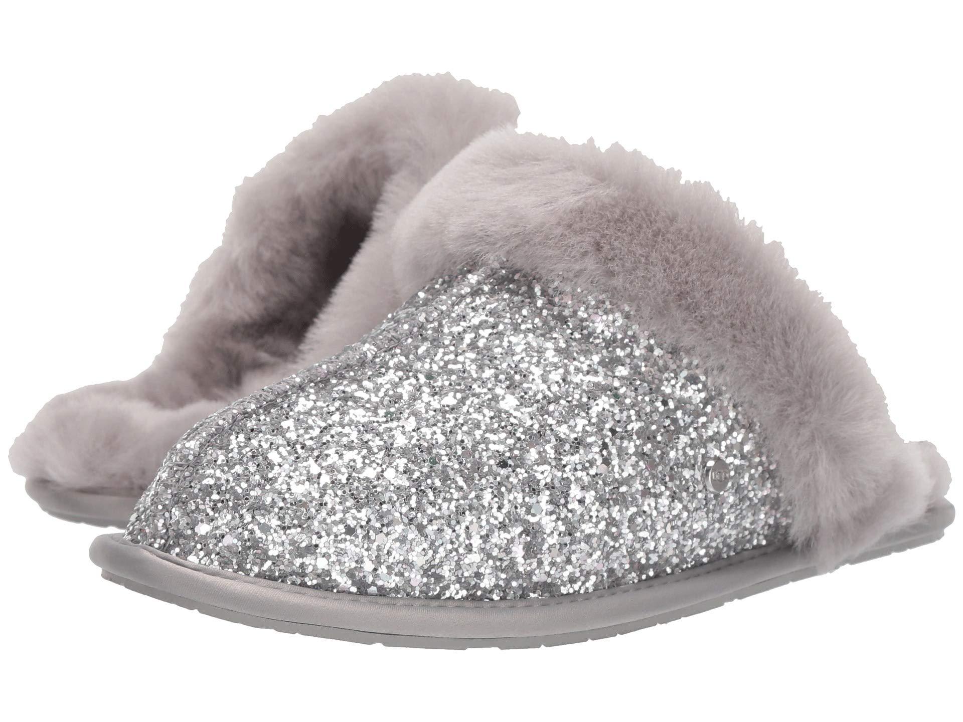 ugg slippers silver