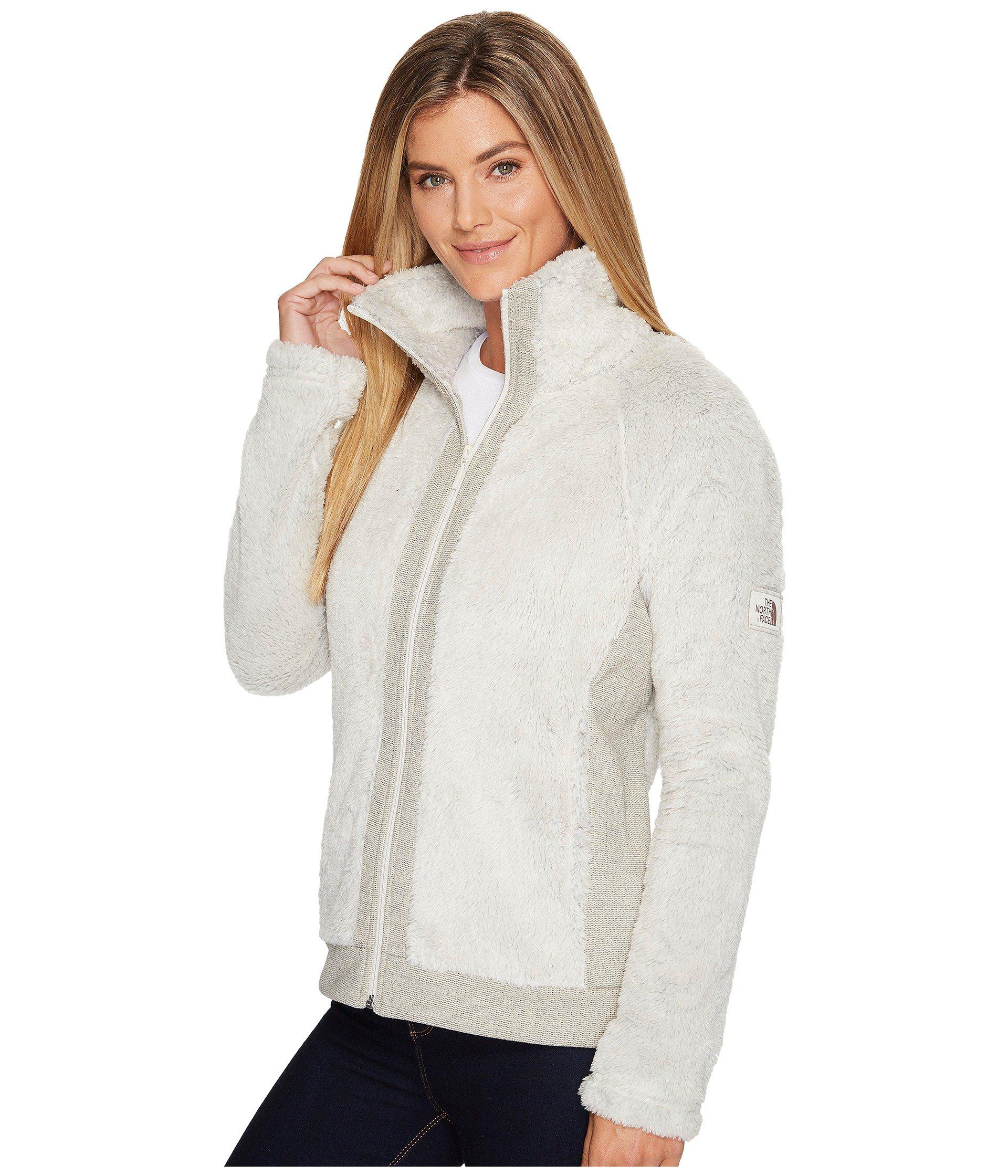 the north face furry fleece full zip
