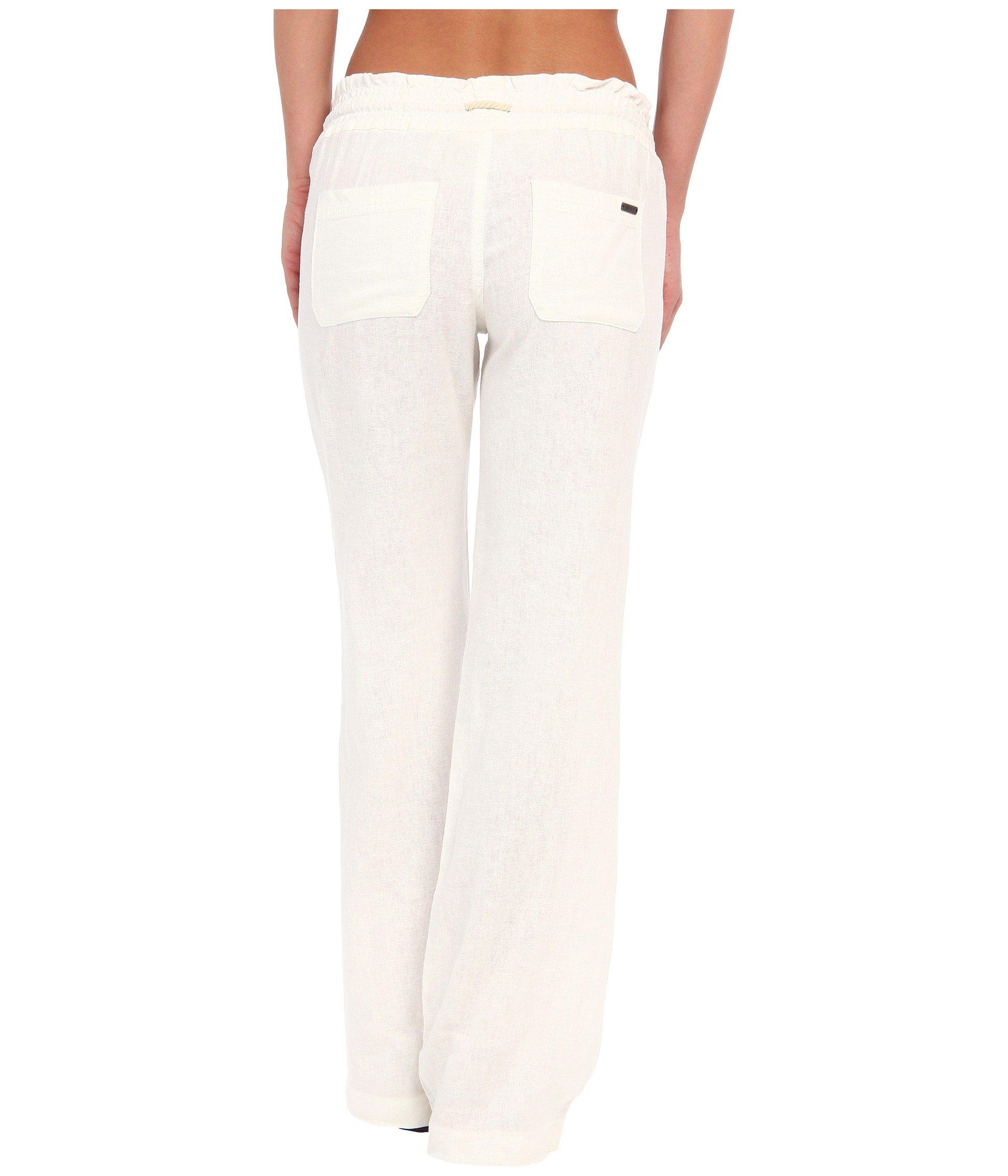 roxy linen pants