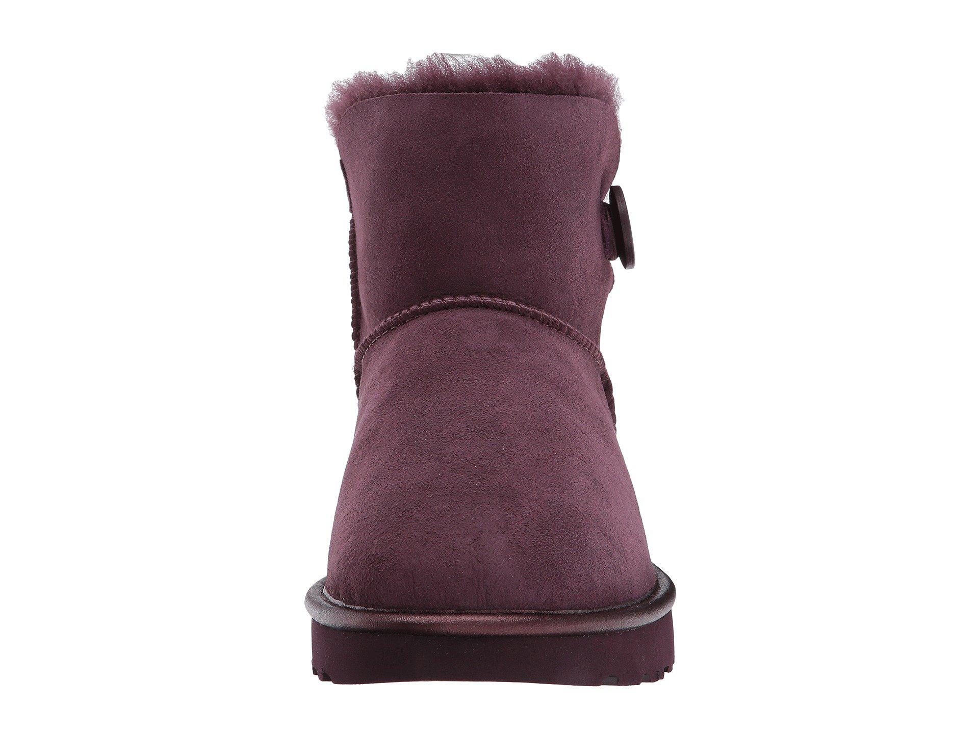 ugg mini bailey button ii metallic