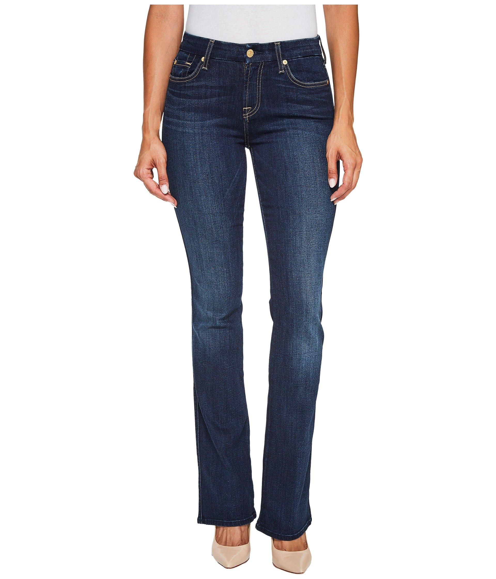 7 For All Mankind Denim Kimmie Bootcut Jeans In Dark Moonlight Bay in ...