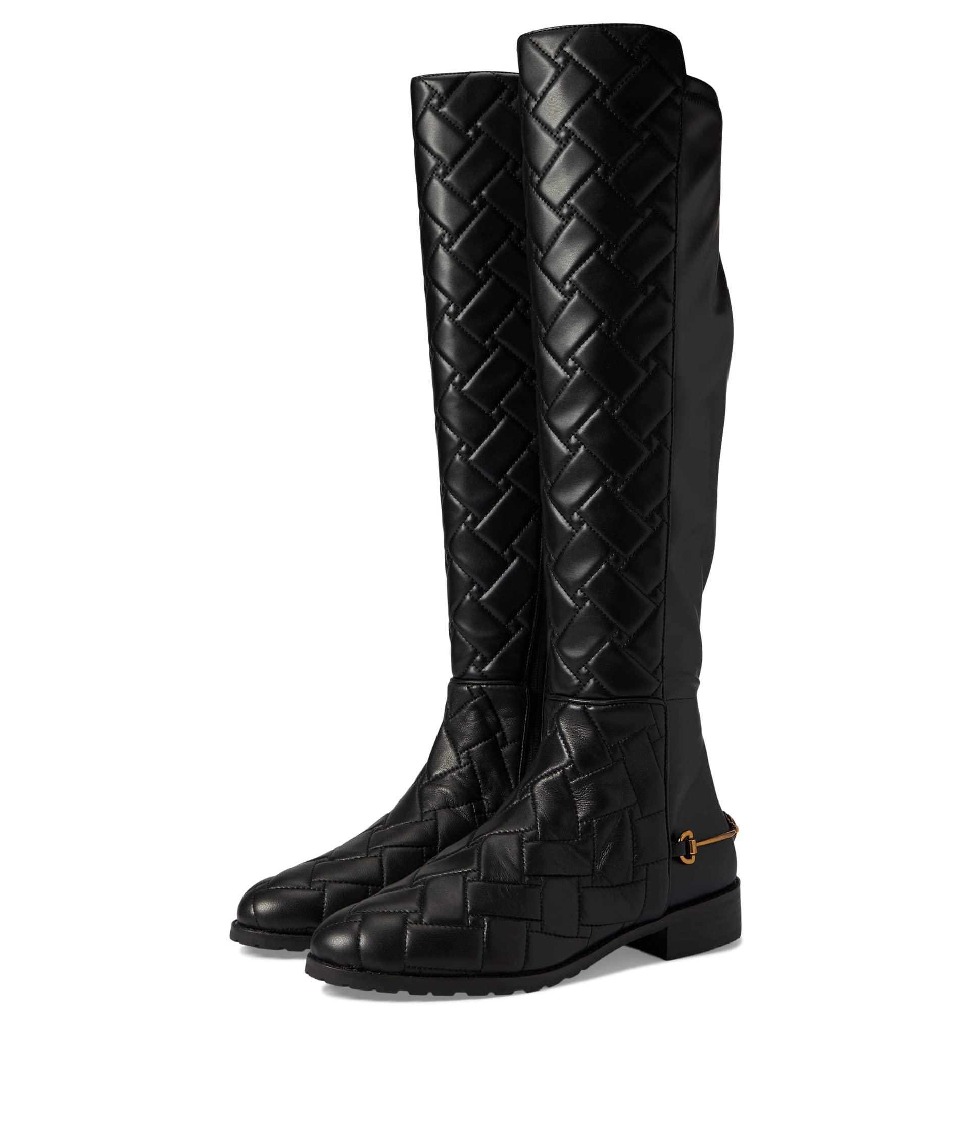 Kurt Geiger Mount Quilted Knee Boot in Black Lyst