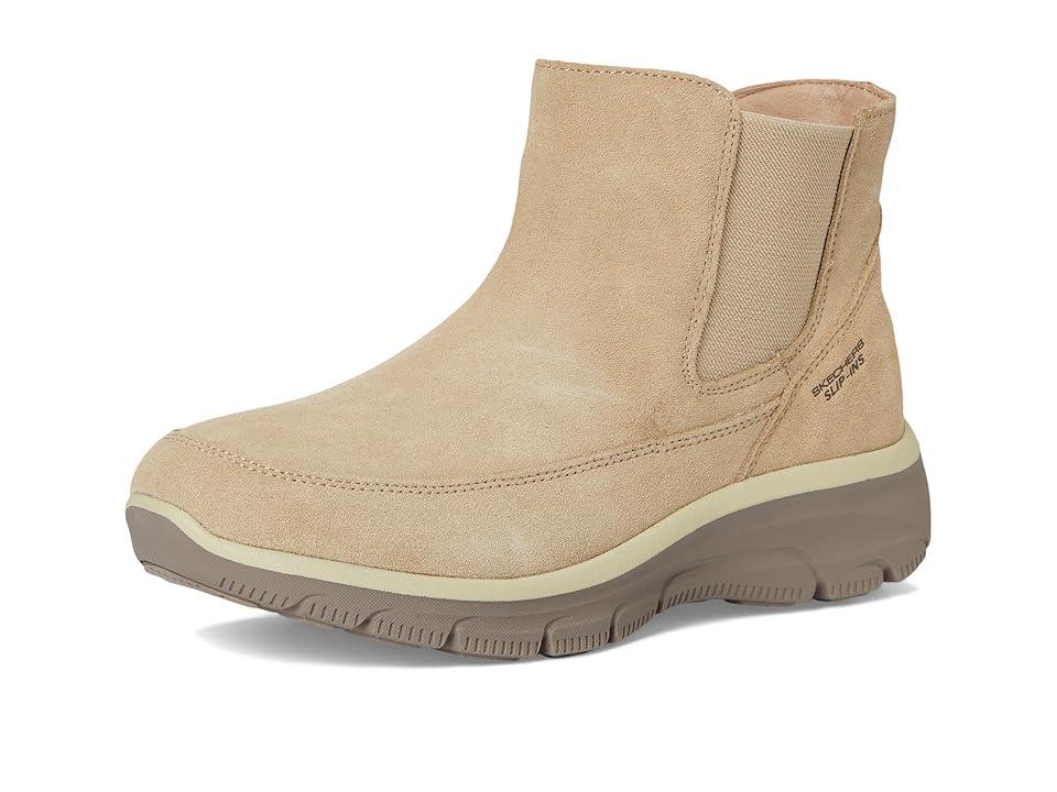 Skechers Womens Skechers Biker Ankle Boots Earthy Chic Skechers