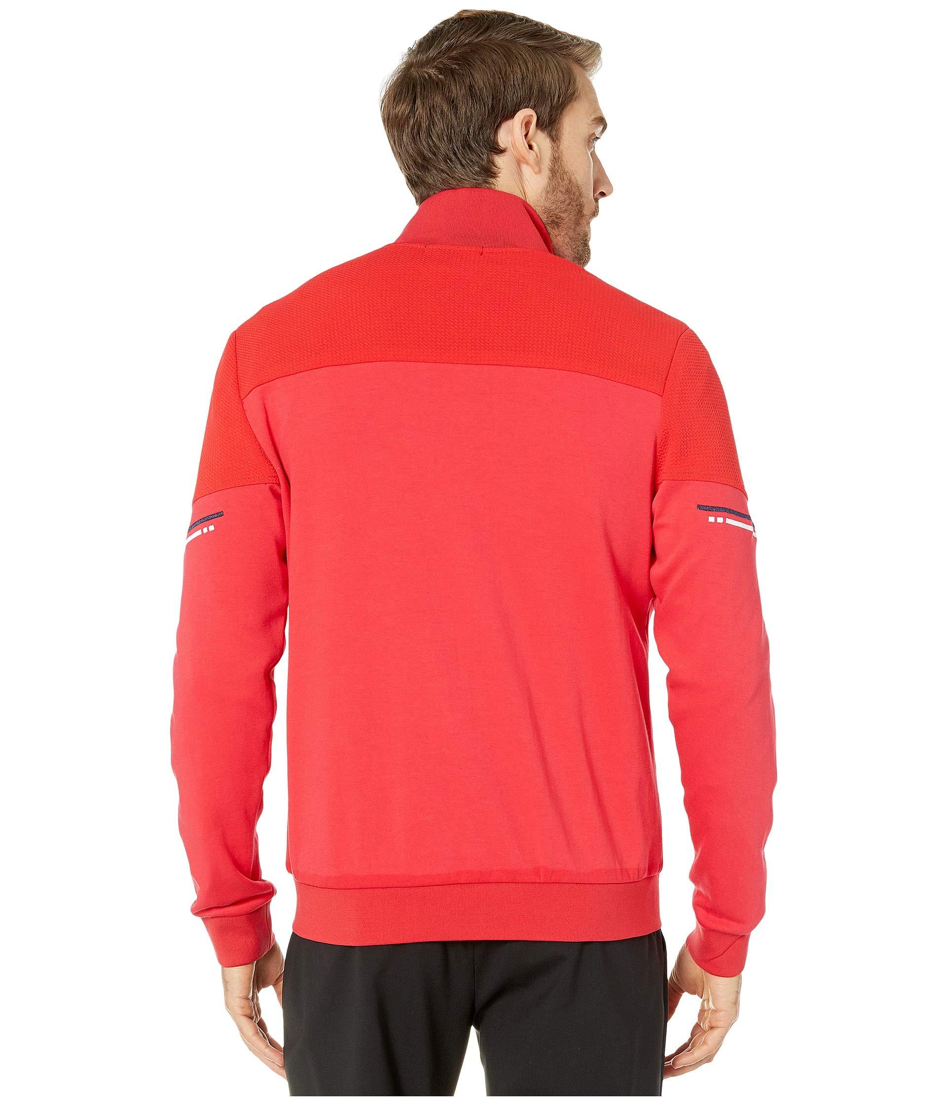 Download Bugatchi Cotton Sibiu Long Sleeve Full Zip Mock Neck Knit ...