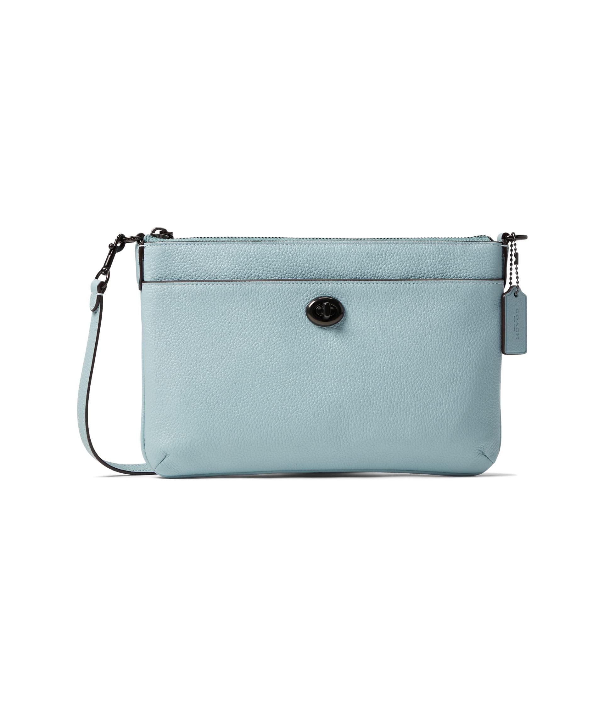 polly pebble leather crossbody bag coach