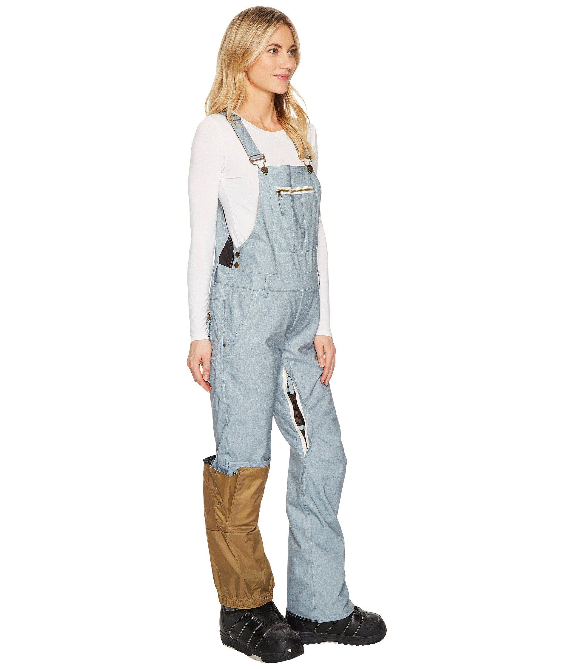 686 women's black magic insulated overalls