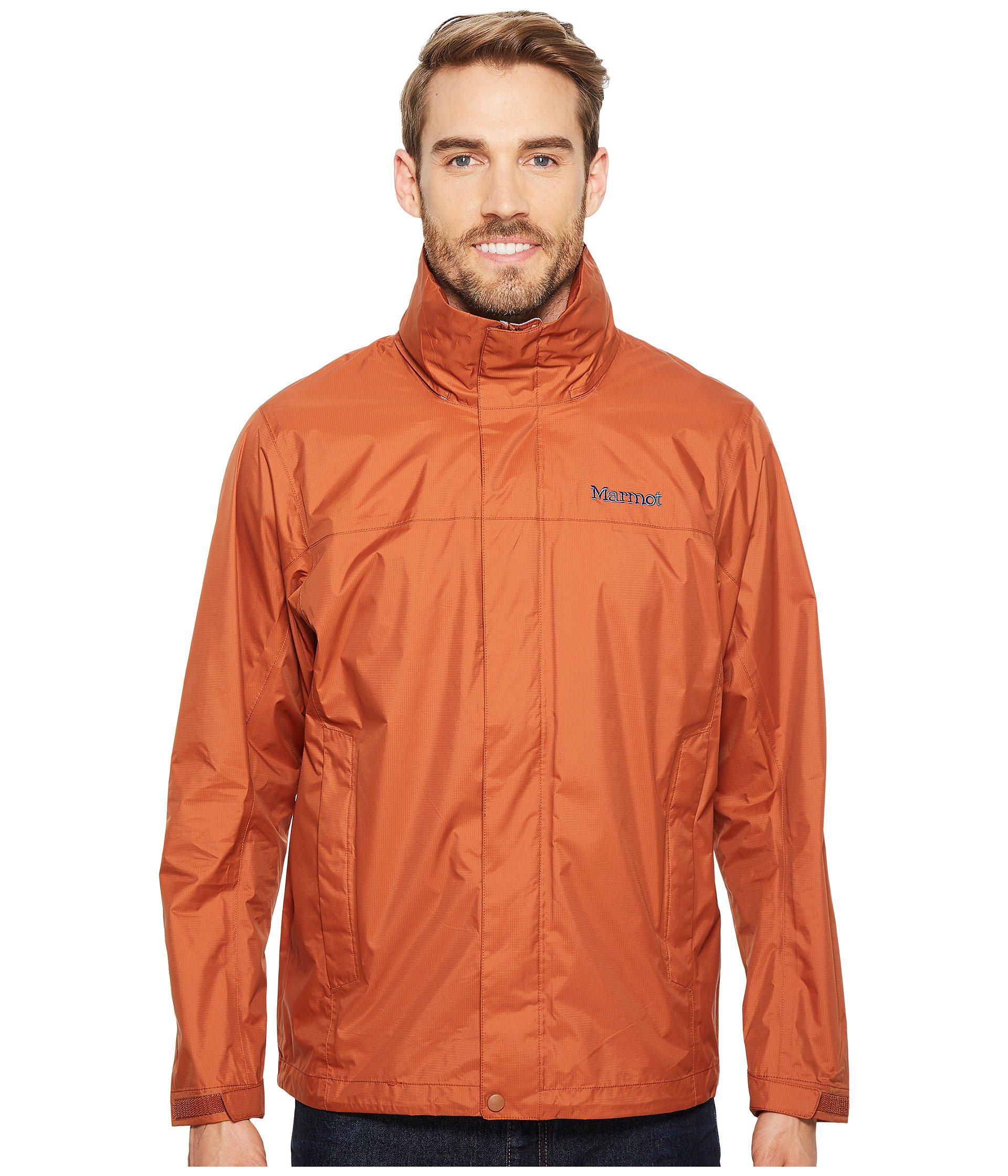 marmot precip jacket orange