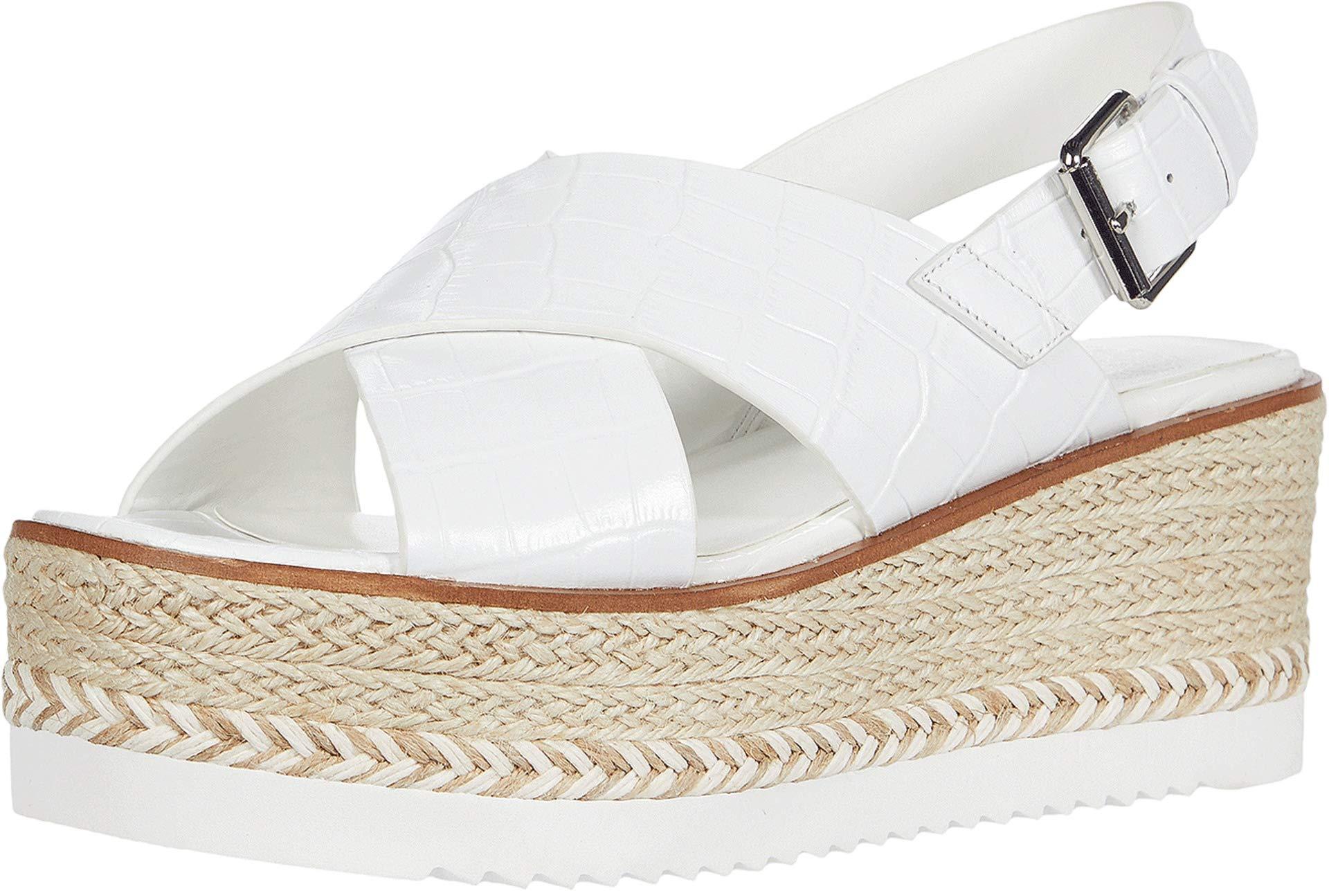 Vince Camuto Marietten Wedge Sandal in White - Lyst