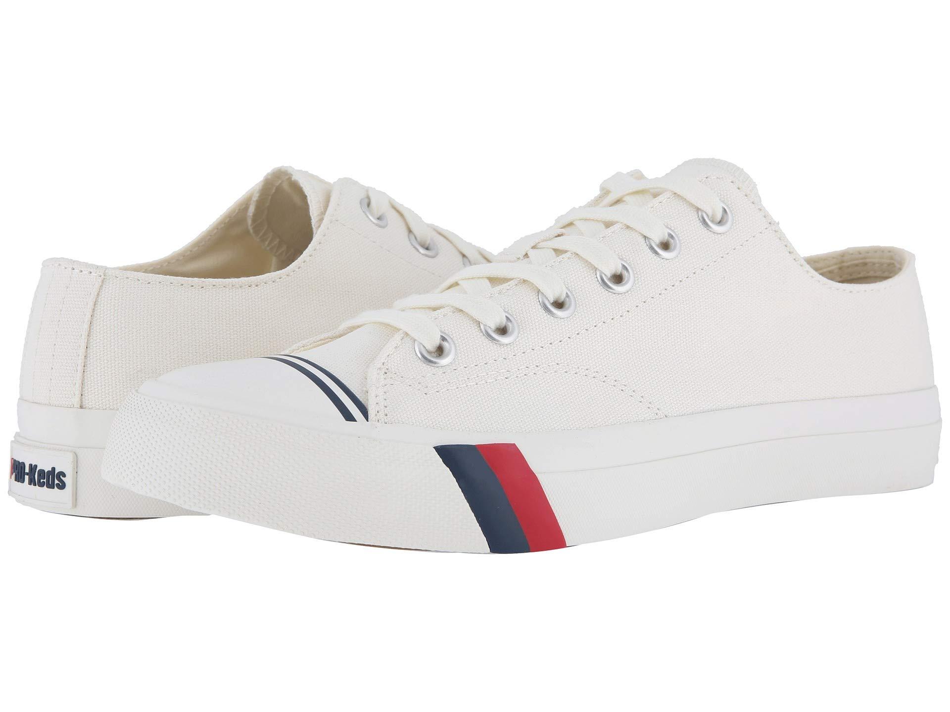 Siege hærge Swipe Pro Keds Royal Lo Lace Up in White | Lyst