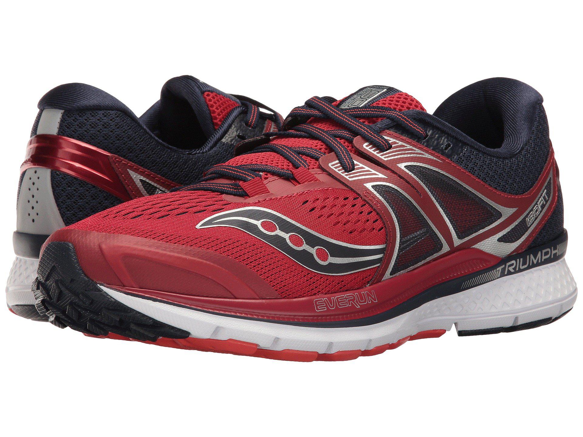 saucony triumph iso 3 red