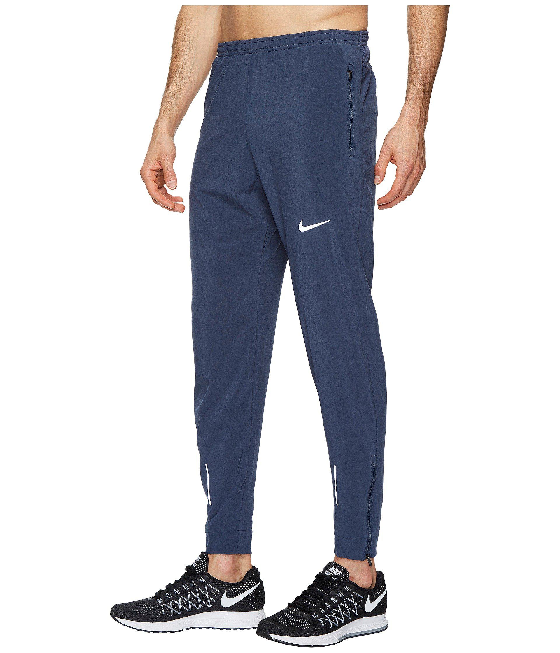 Nike Flex Essential Running Pant in Blue for Men - Lyst