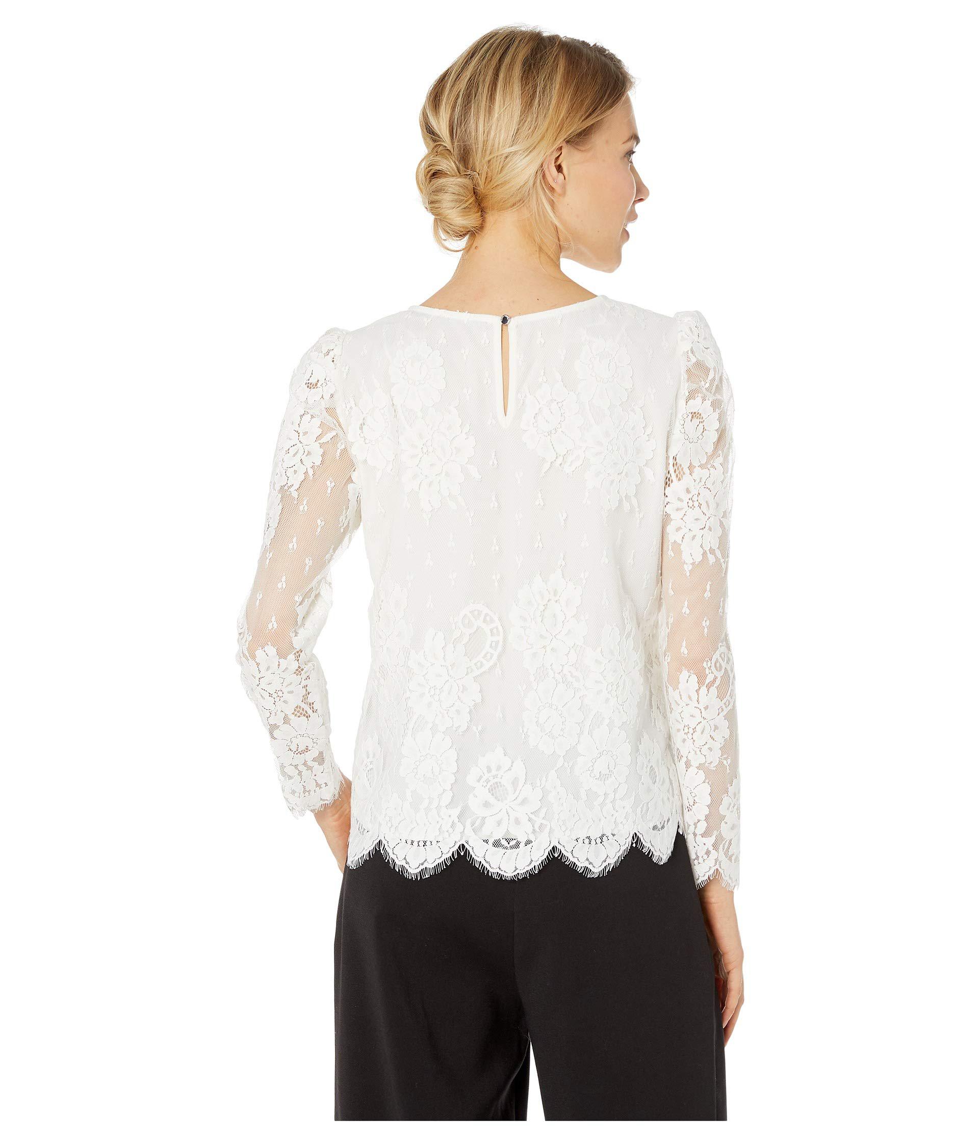 vince camuto lace top