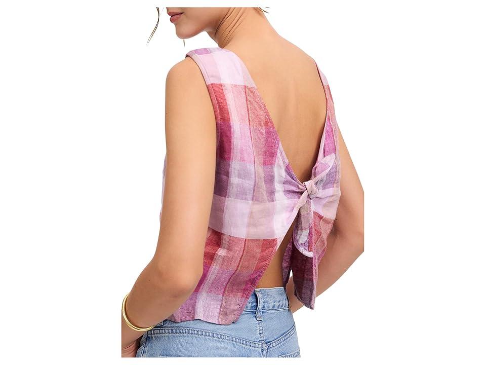 (取寄) メイドウェル レディース オーディン トップ - リネン Madewell women Odin Top - Linen Festival Red Women's Madewell Odin Top - Linen | Zappos.com
