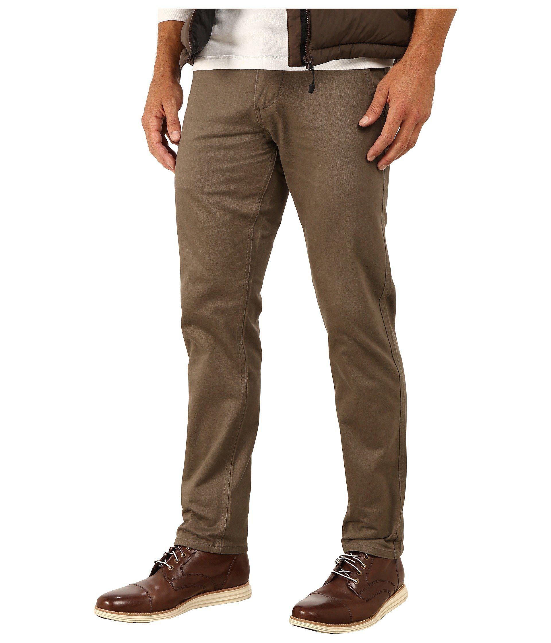 Donder Menda City Selectiekader Dockers Alpha Khaki Stretch Slim Tapered (stretch - Dark Pebble) Men's  Casual Pants in Brown for Men | Lyst