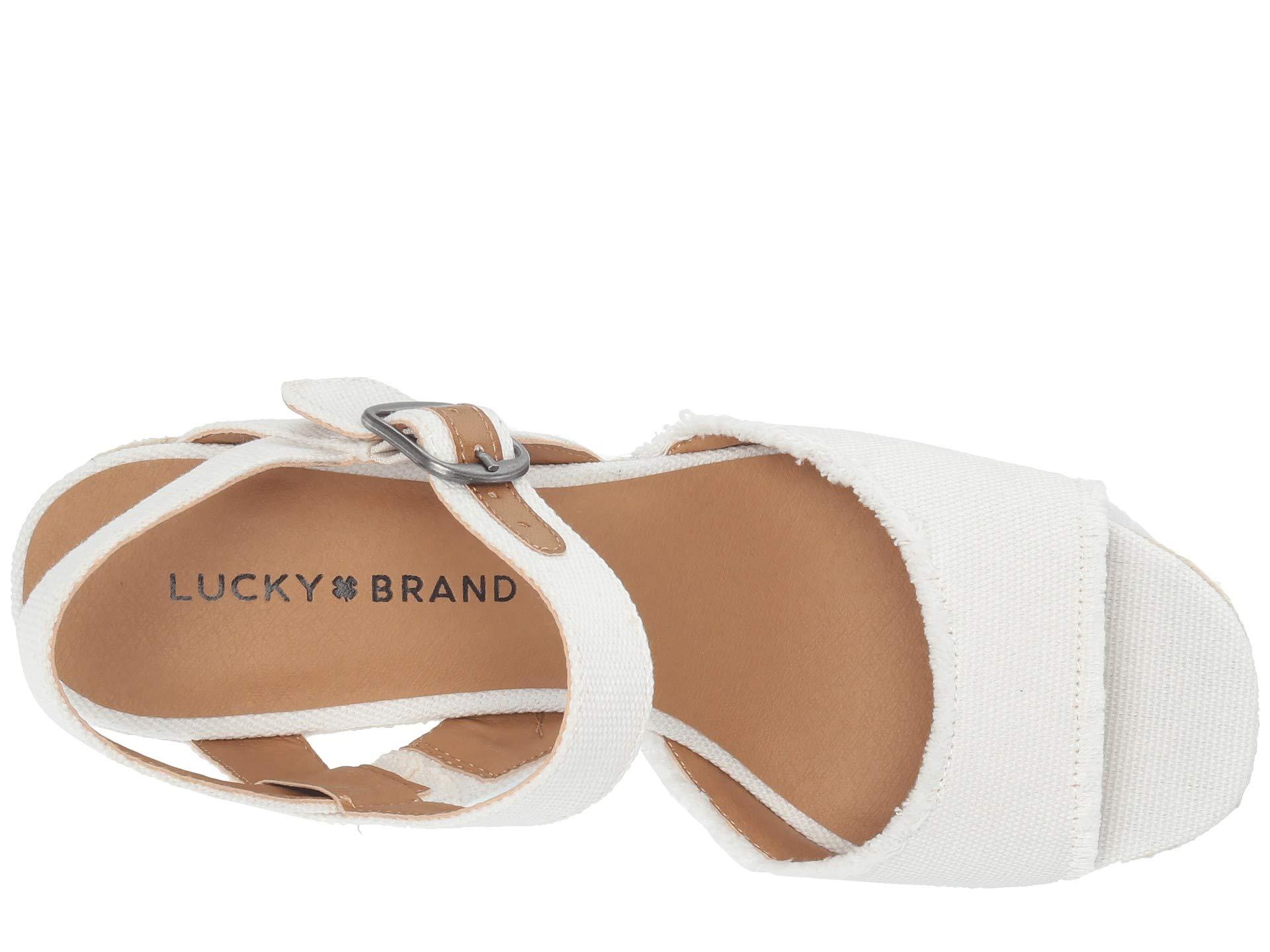 lucky brand women's mindra espadrille wedge sandal