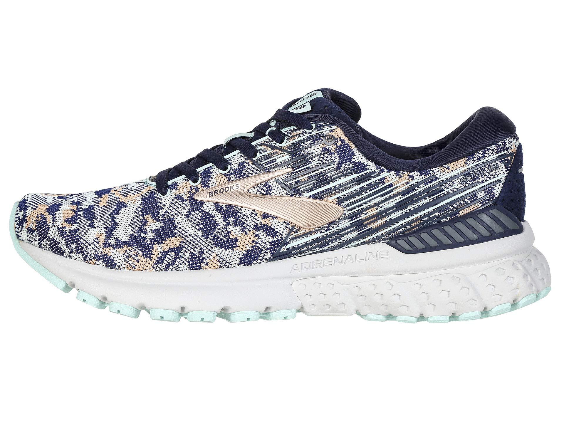 brooks adrenaline gts 19 black purple coral