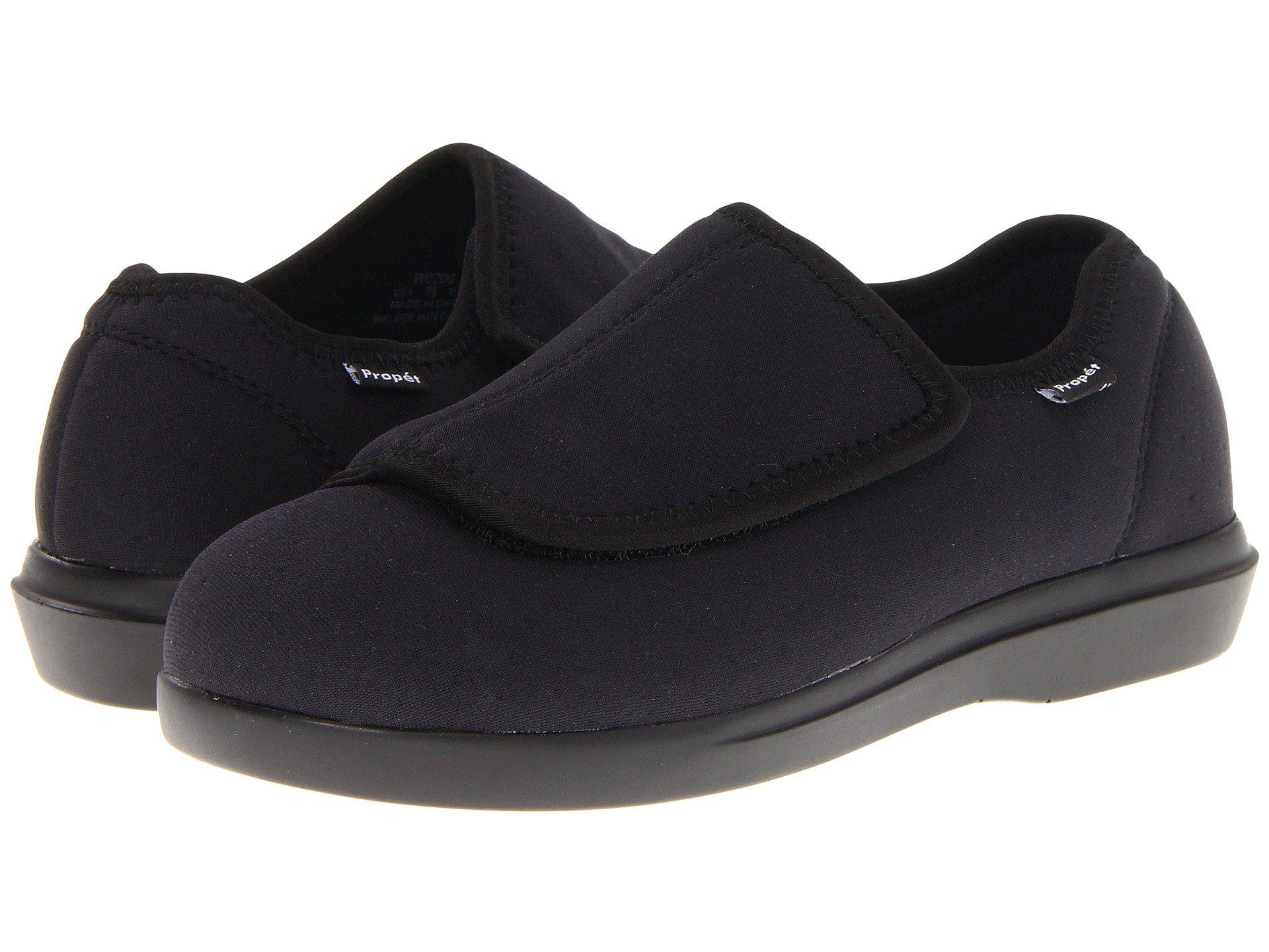 Propet Neoprene Cush 'n Foot Medicare/hcpcs Code = A5500 Diabetic Shoe in Black Lyst
