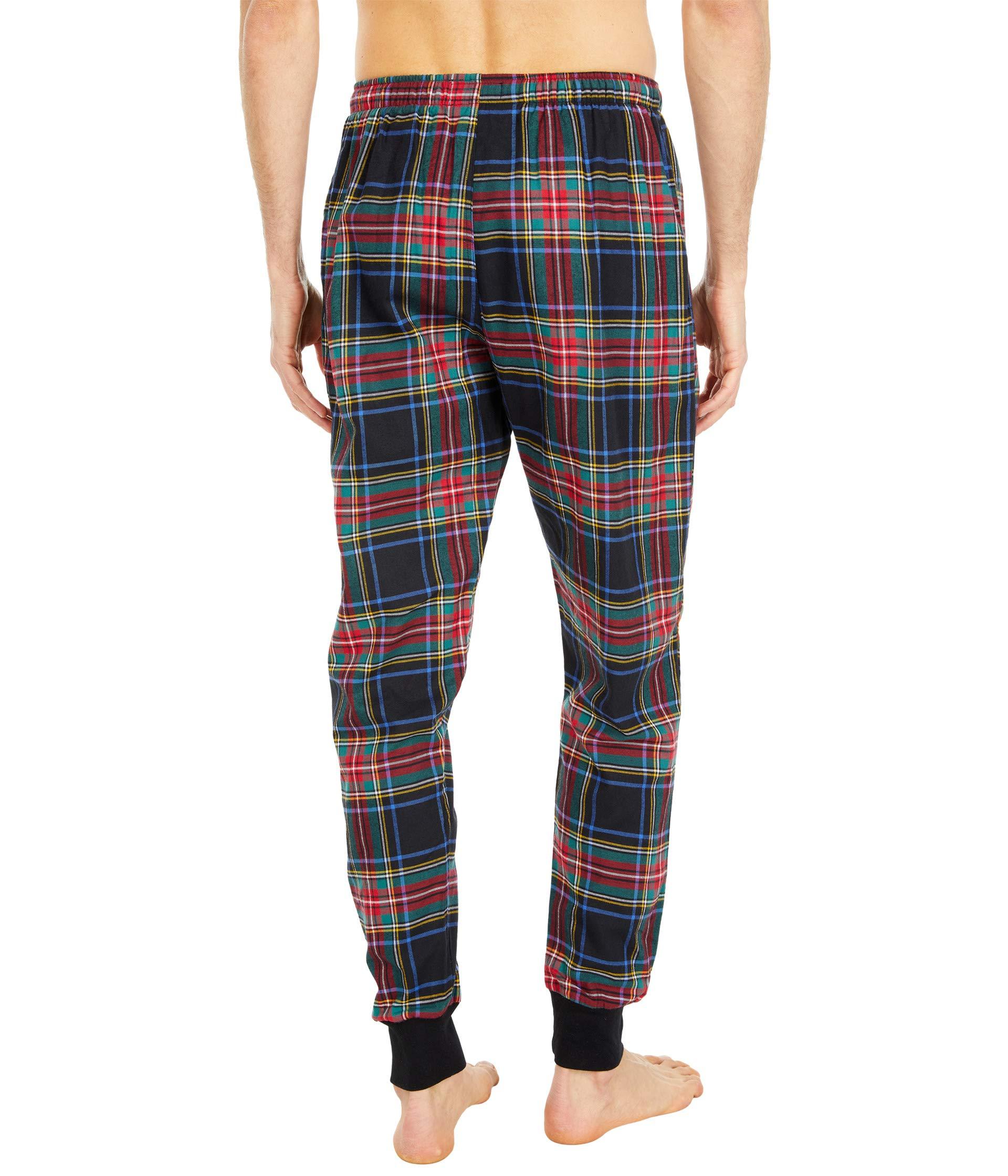 Polo Ralph Lauren Flannel Jogger Pants in Red for Men - Lyst