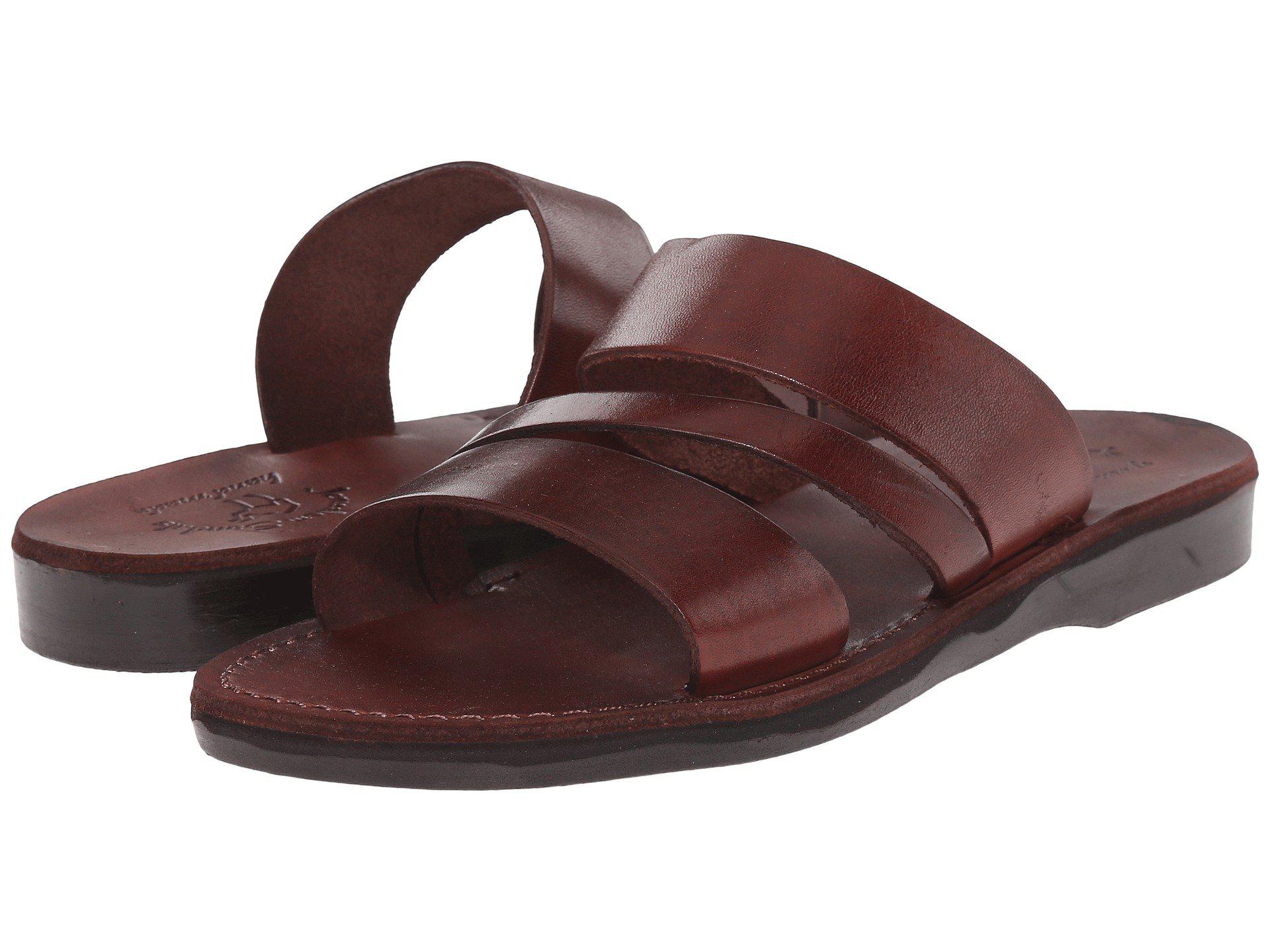 Jerusalem Sandals Leather Boaz - Mens in Brown for Men - Lyst