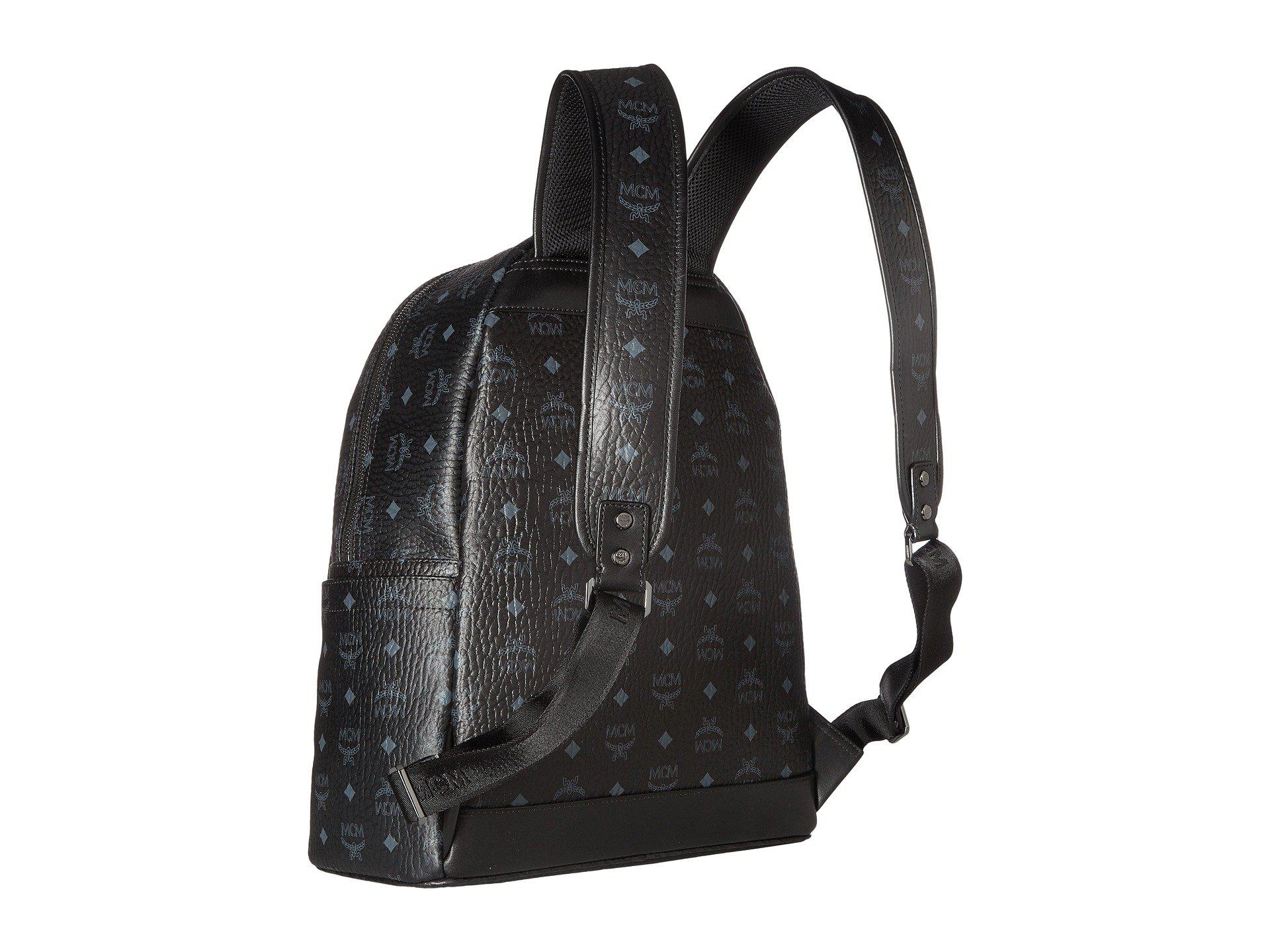 mcm stark backpack medium black