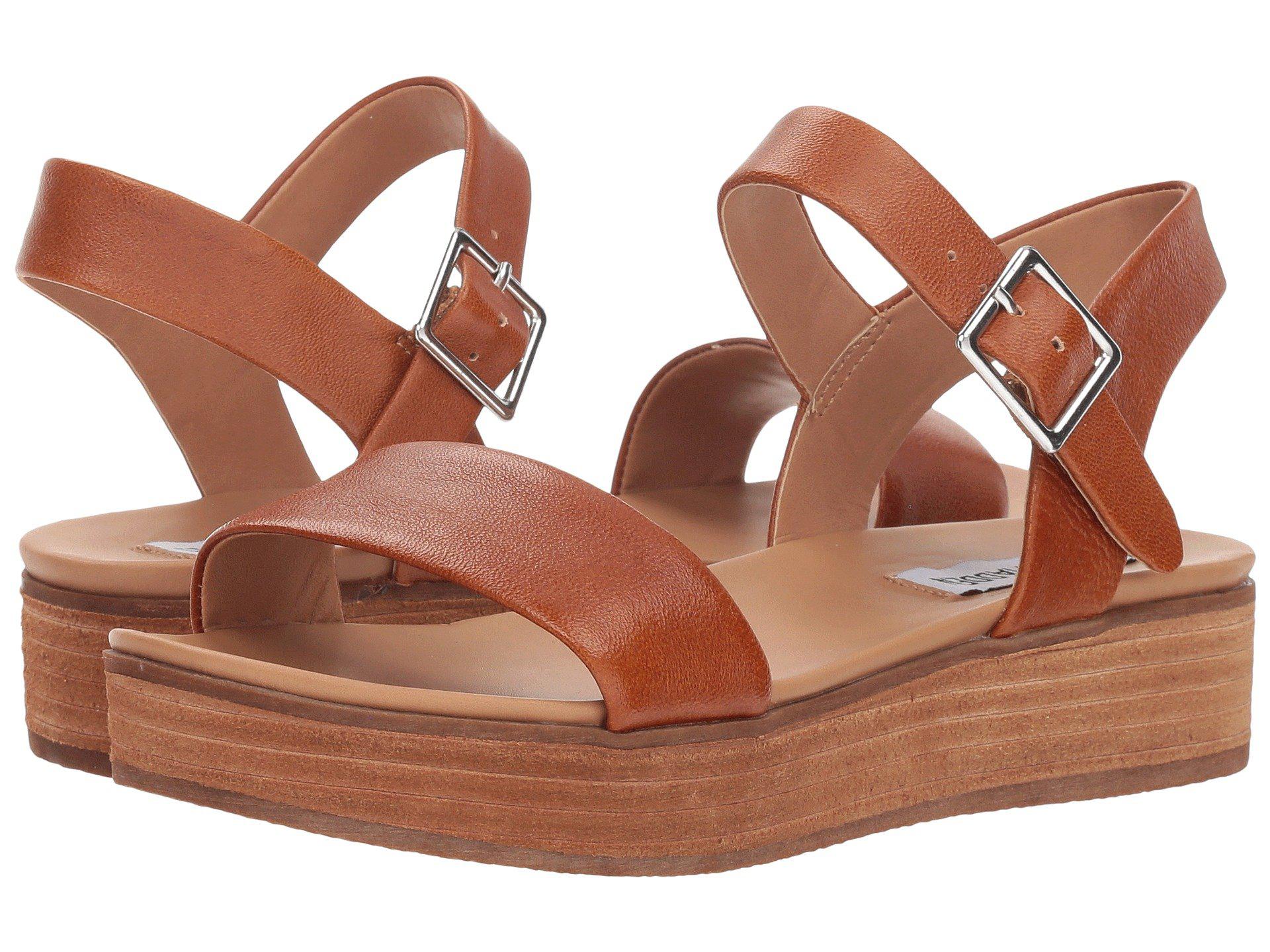 Aida cognac leather steve madden clearance