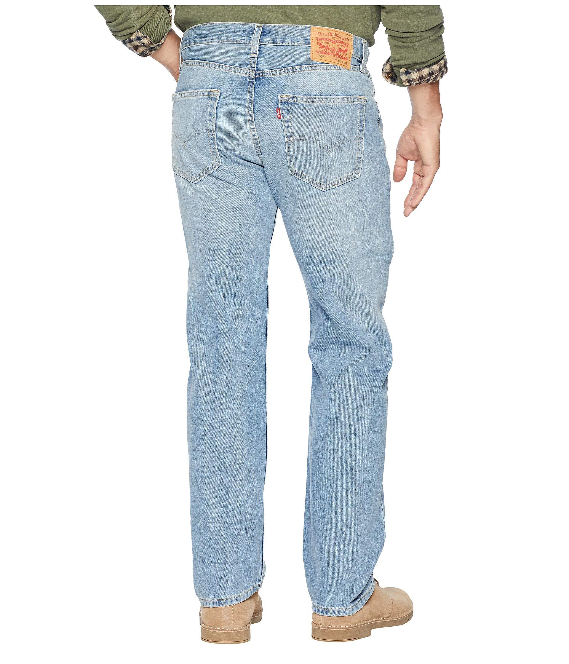levi's light wash jeans mens