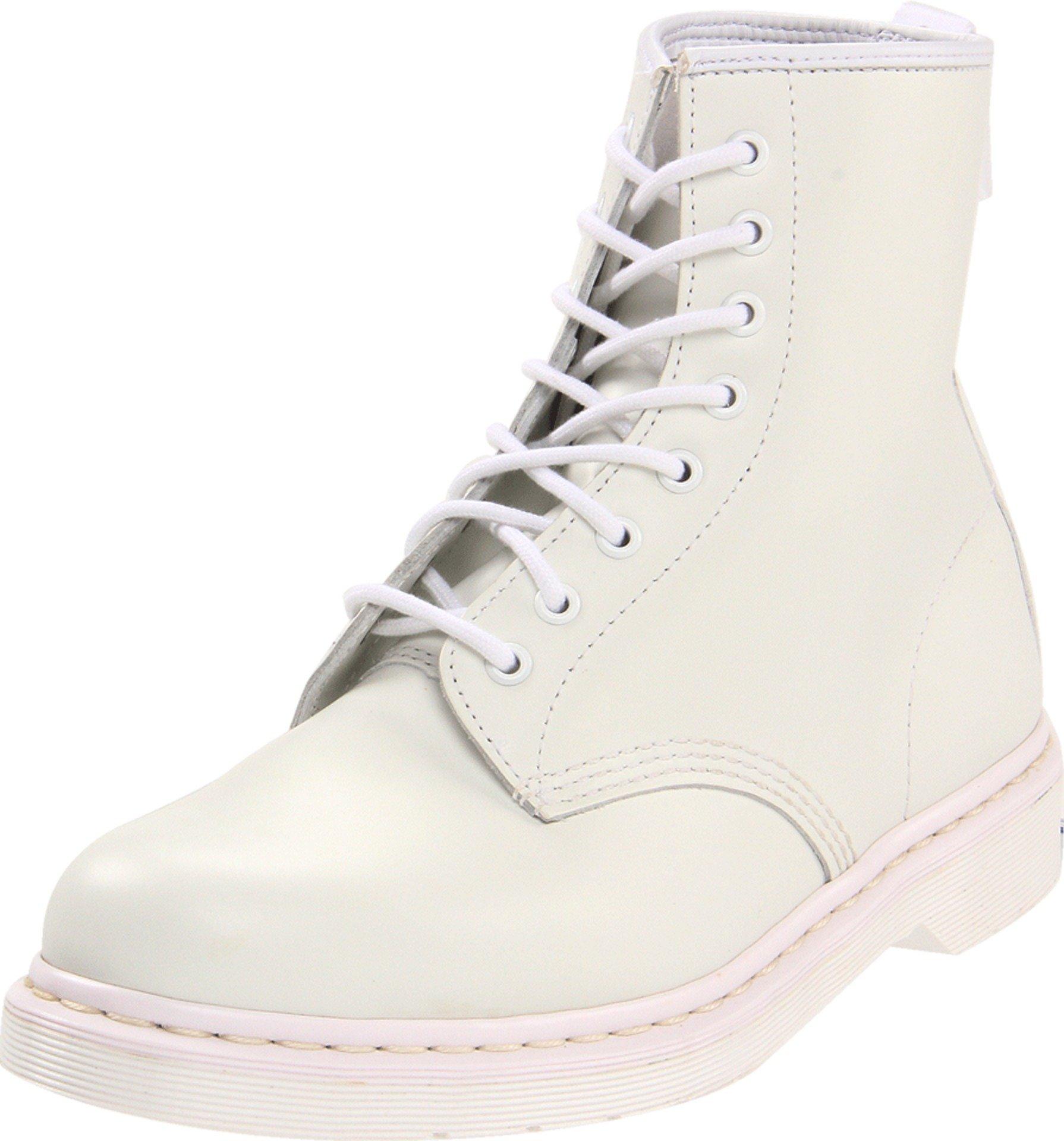 white dr martens mono