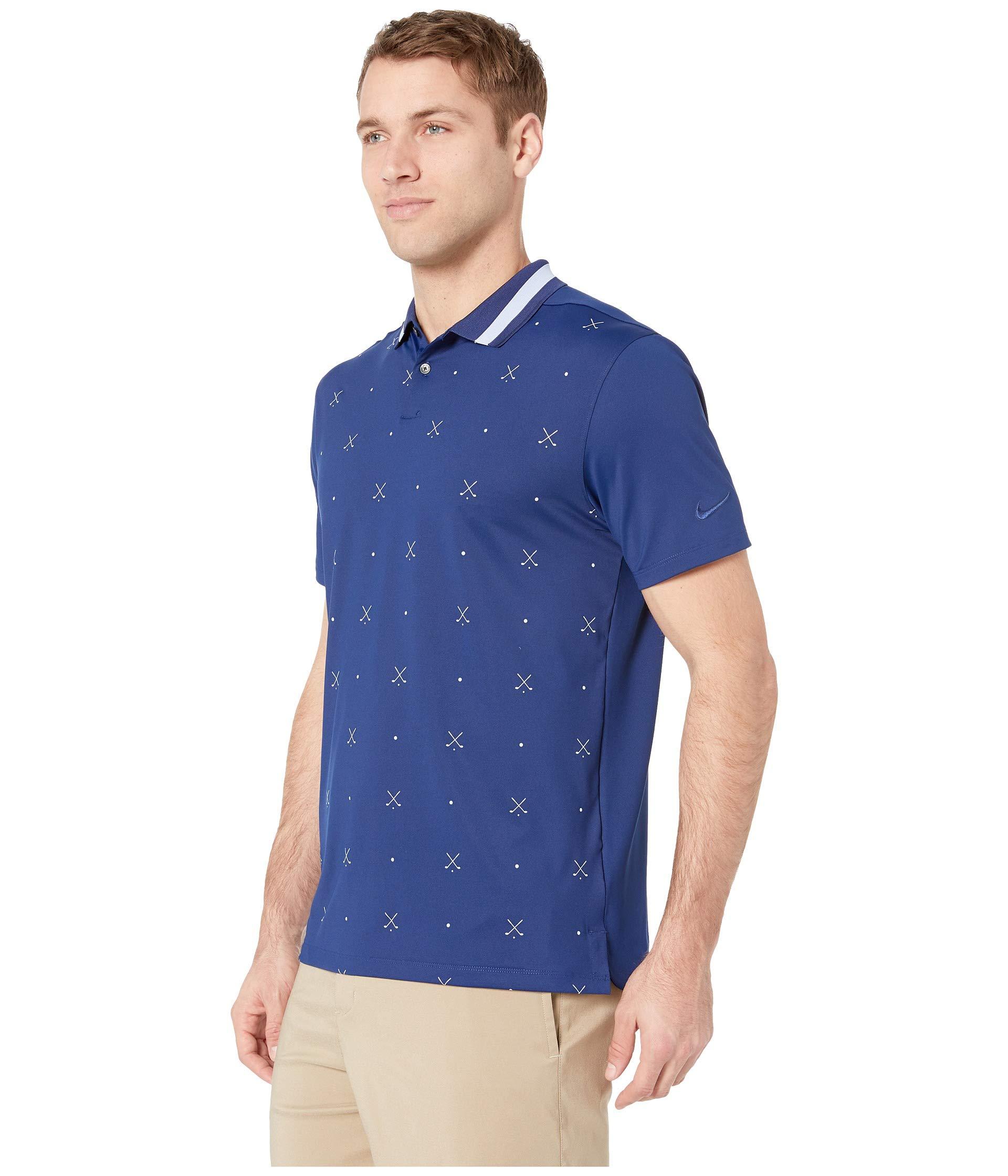 nike vapor print polo