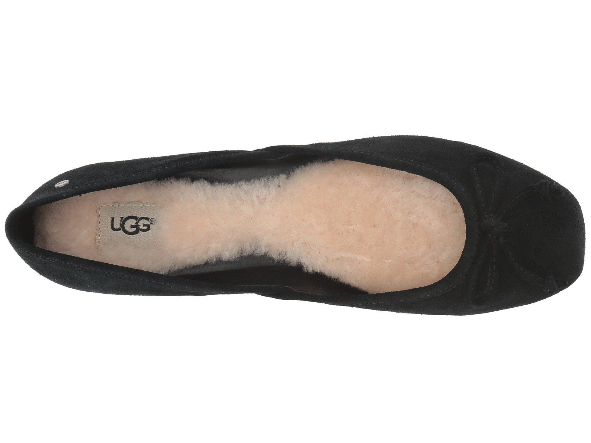 ugg lena flat black
