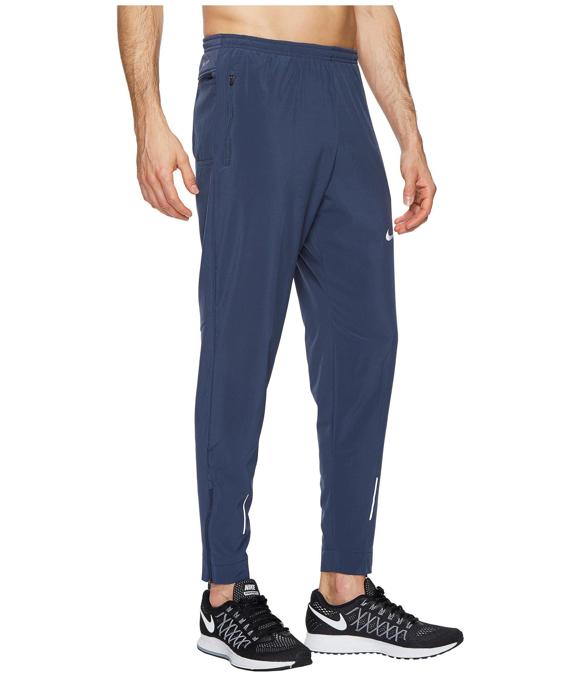 Nike Flex Essential Running Pant in Blue for Men - Lyst