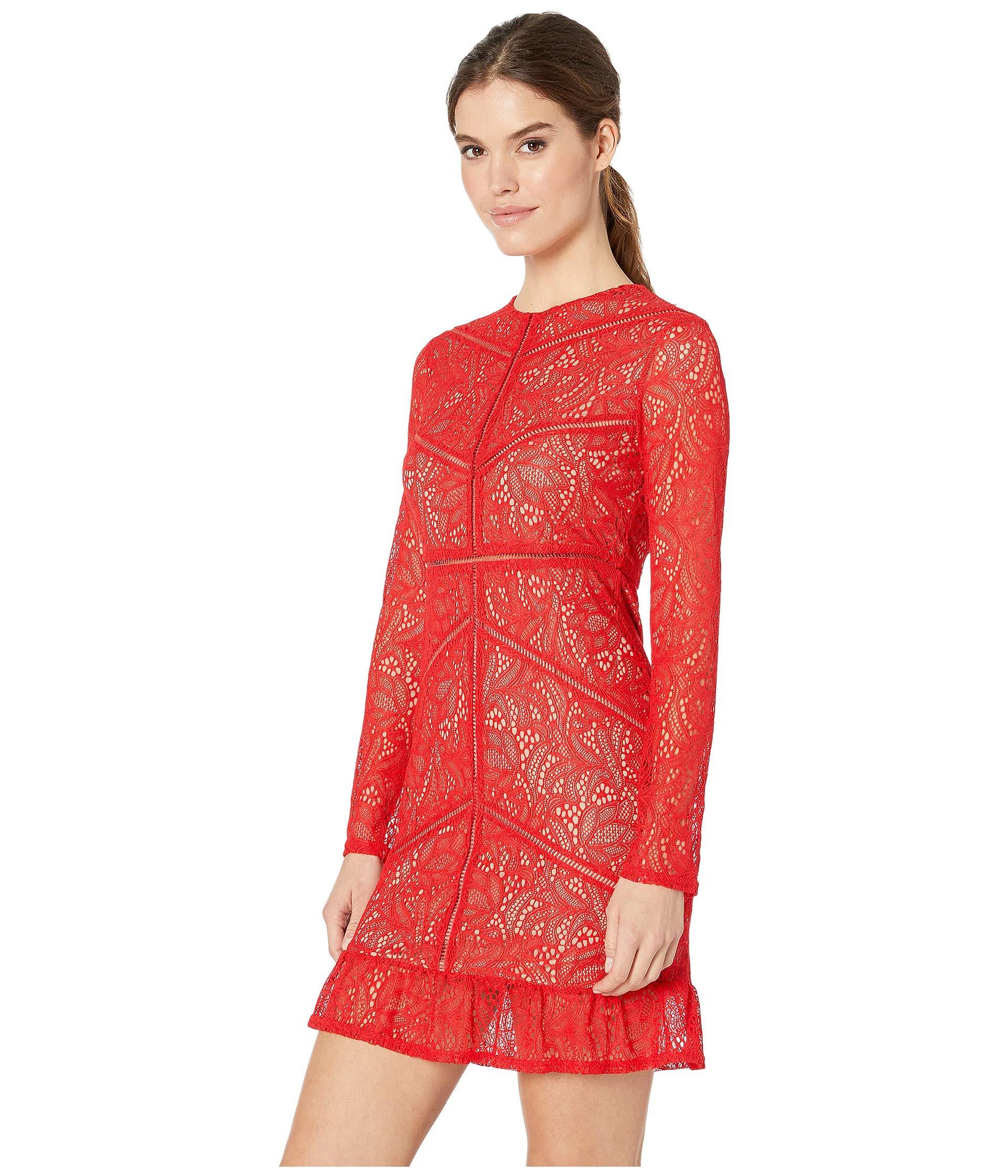 sasha lace dress bardot