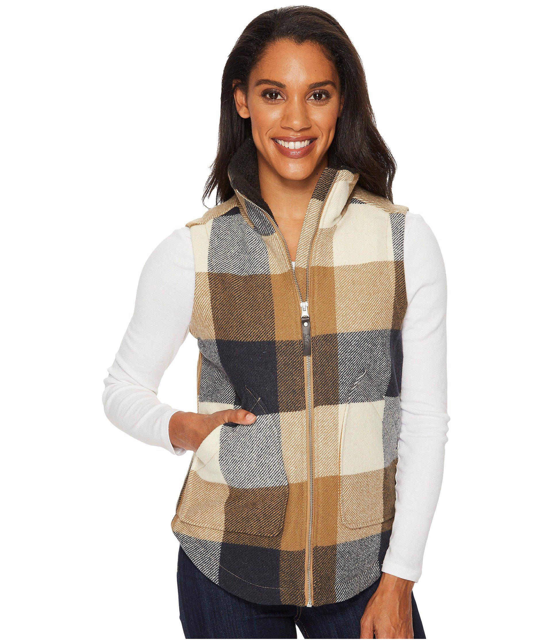 Woolrich Giant Buffalo Wool Vest Ii Womens Lyst Woolrich Giant Buffalo Wool Vest Ii Womens Lyst