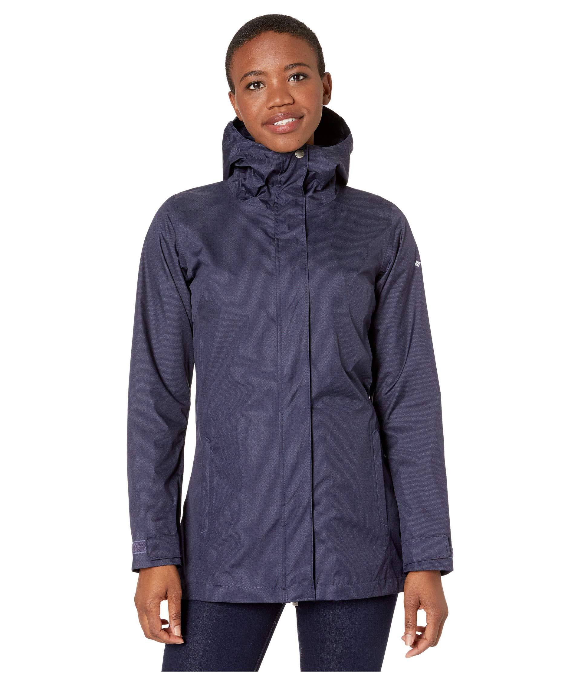 Columbia Synthetic Splash A Little Ii Rain Jacket in Navy (Blue) - Lyst