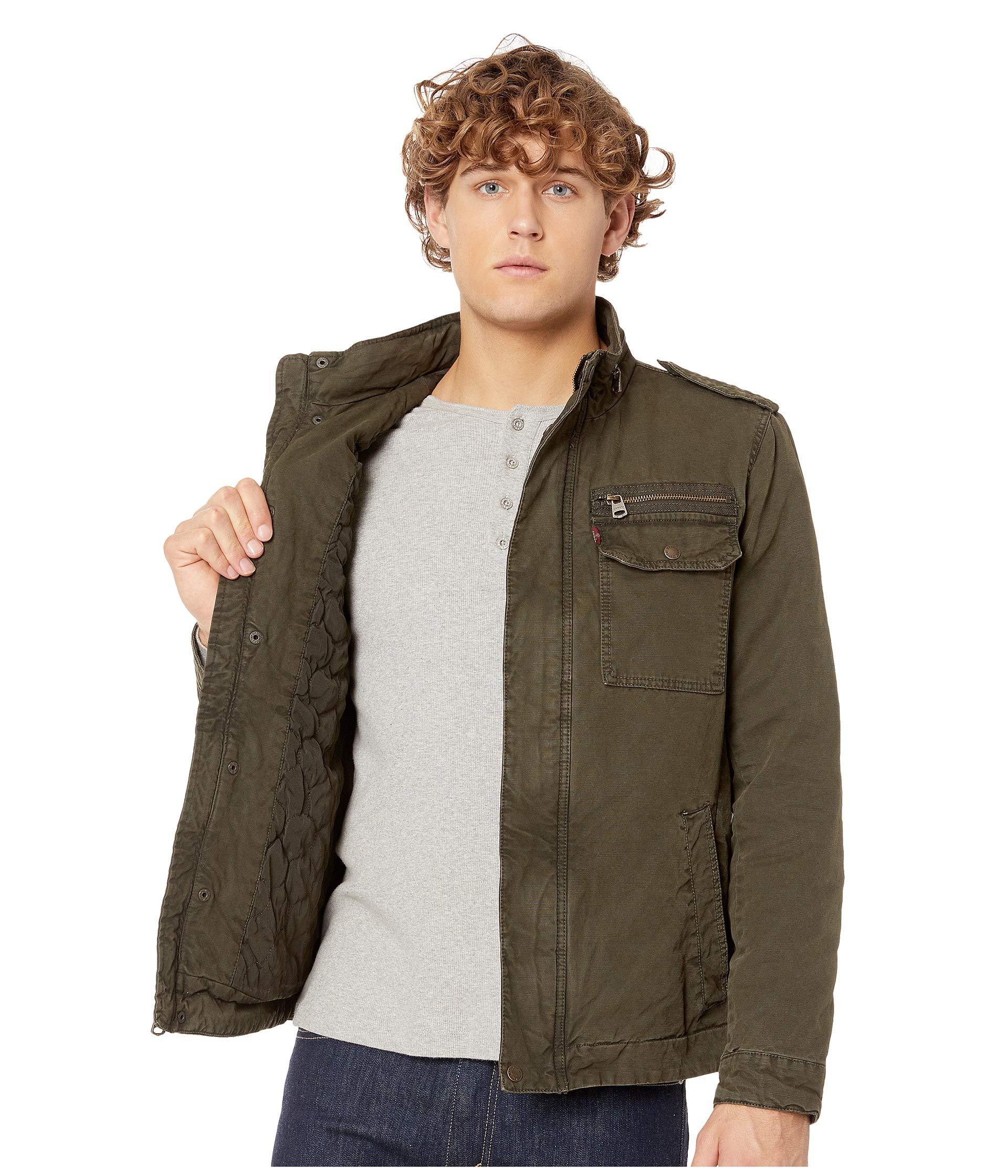 levi's two pocket military jacket