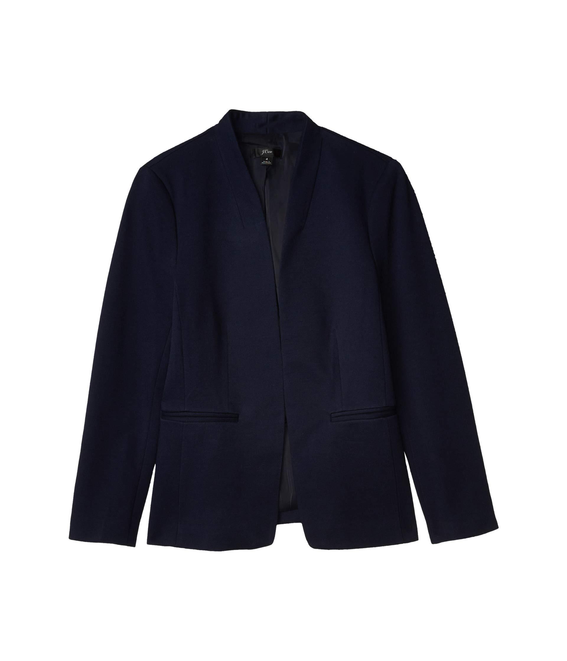 J.Crew Synthetic Going-out Blazer In Stretch Twill in Navy (Blue) - Lyst