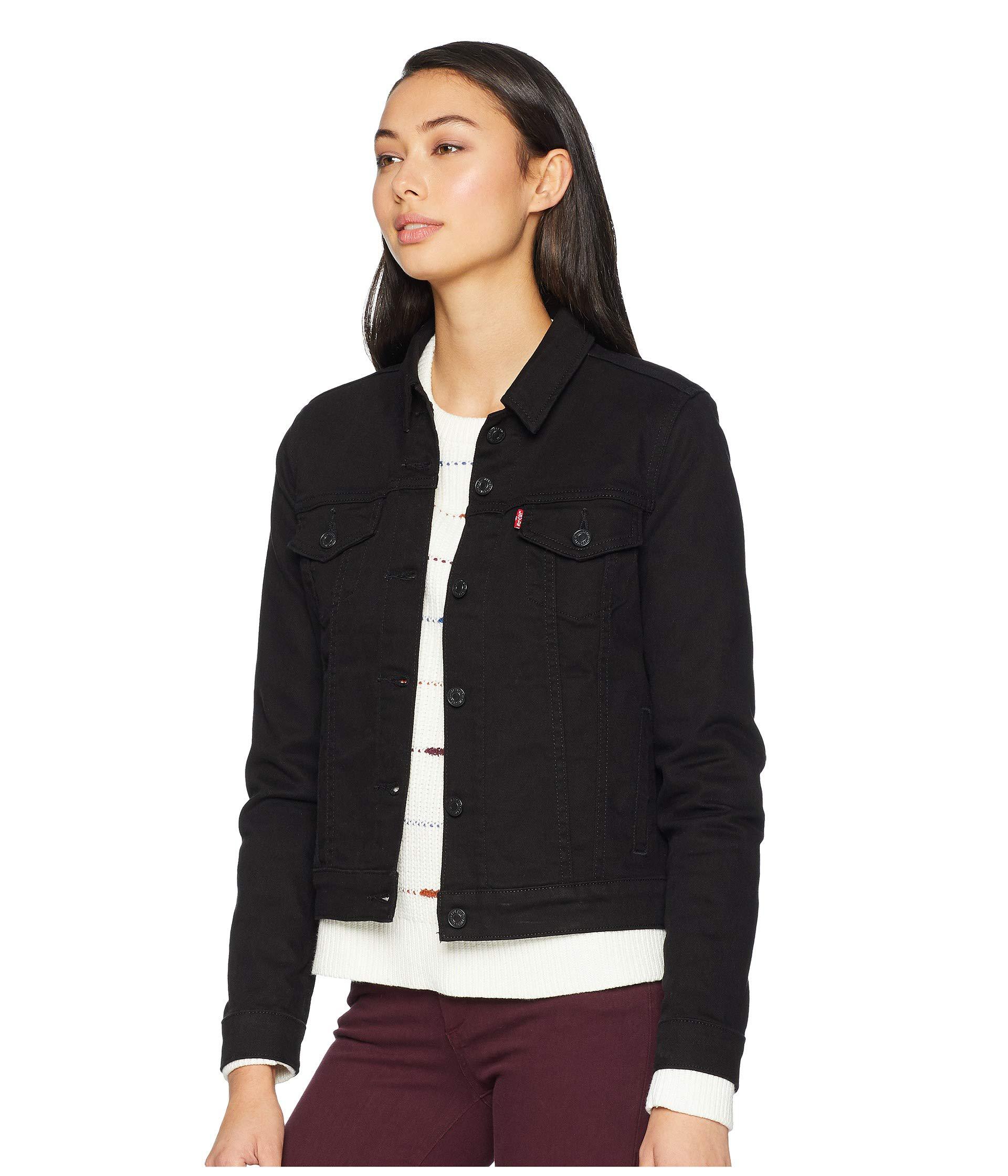 levi's original trucker jacket black