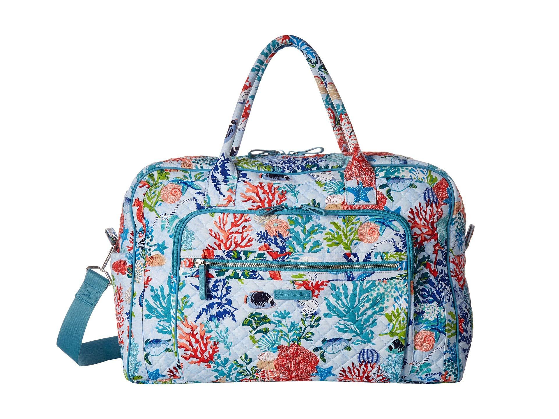 Lyst - Vera Bradley Iconic Weekender Travel Bag (shore Thing) Weekender ...