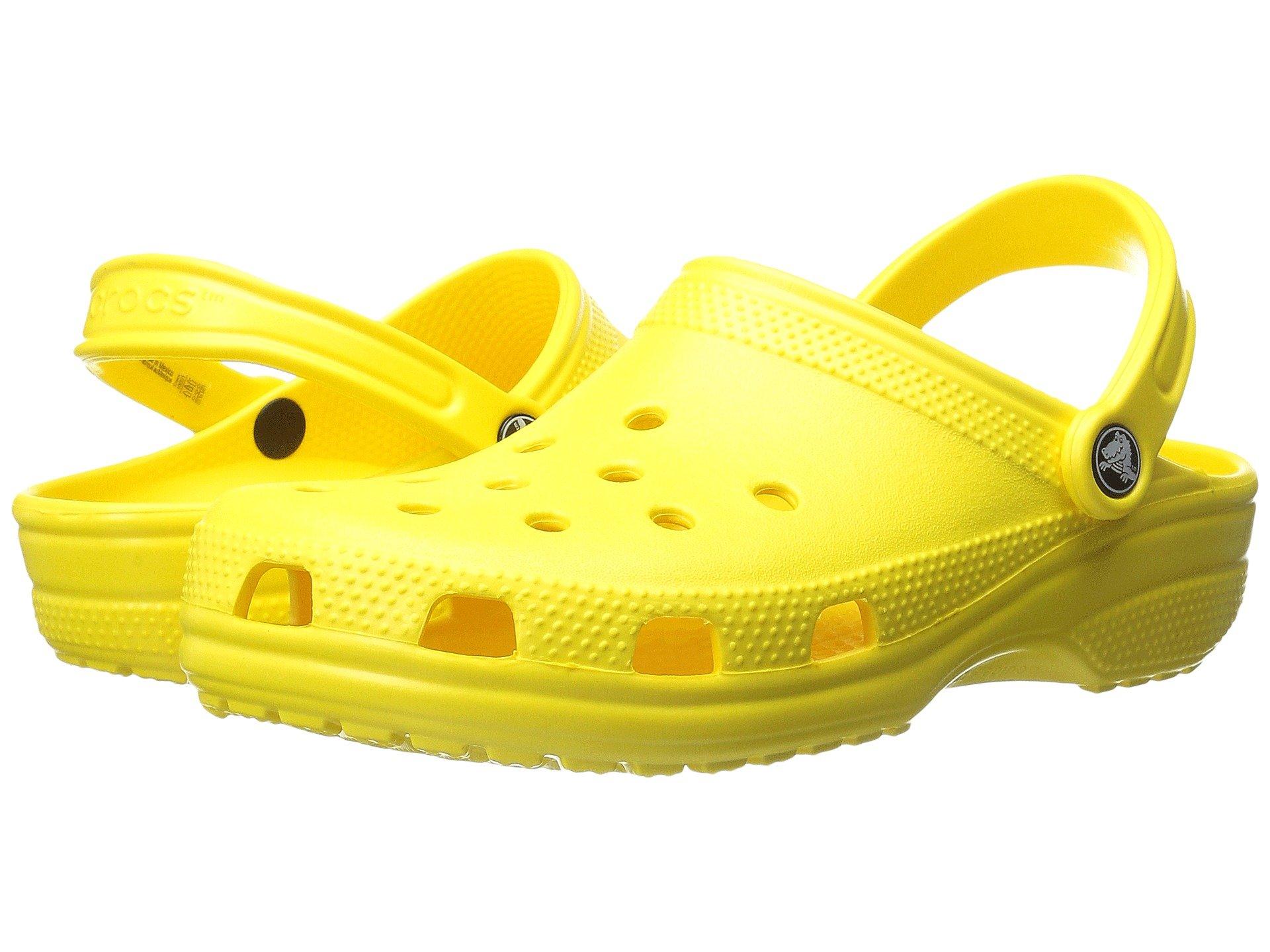 Кроксы сабо оригинал. Сабо Crocs Classic 2021 Lemon. Crocs Classic II Clog. Crocs Original Classic. Желтые кроксы крокбенд.
